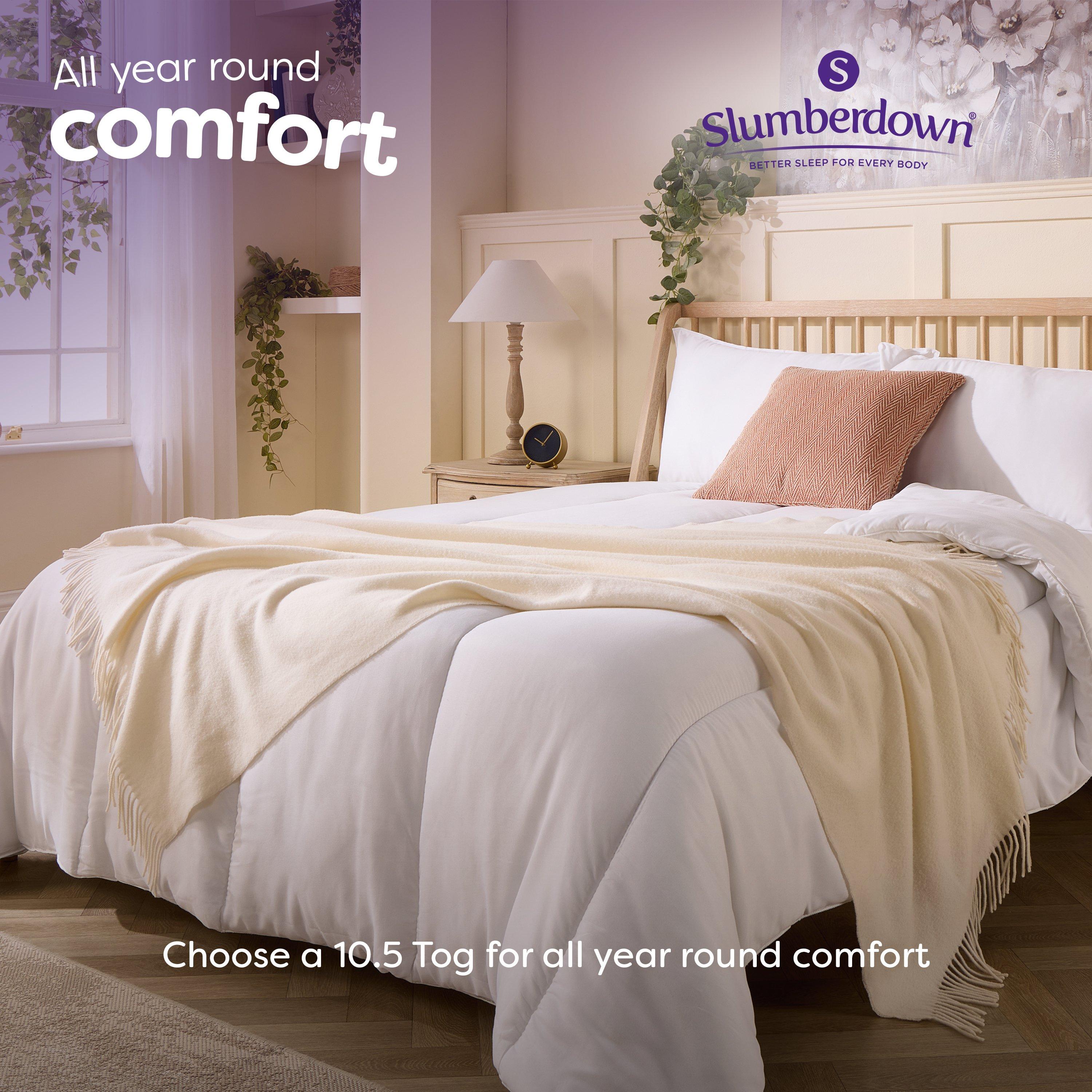 10.5 Tog - Slumberdown - Climate Control Duvet 2 Medium Pillow - 4