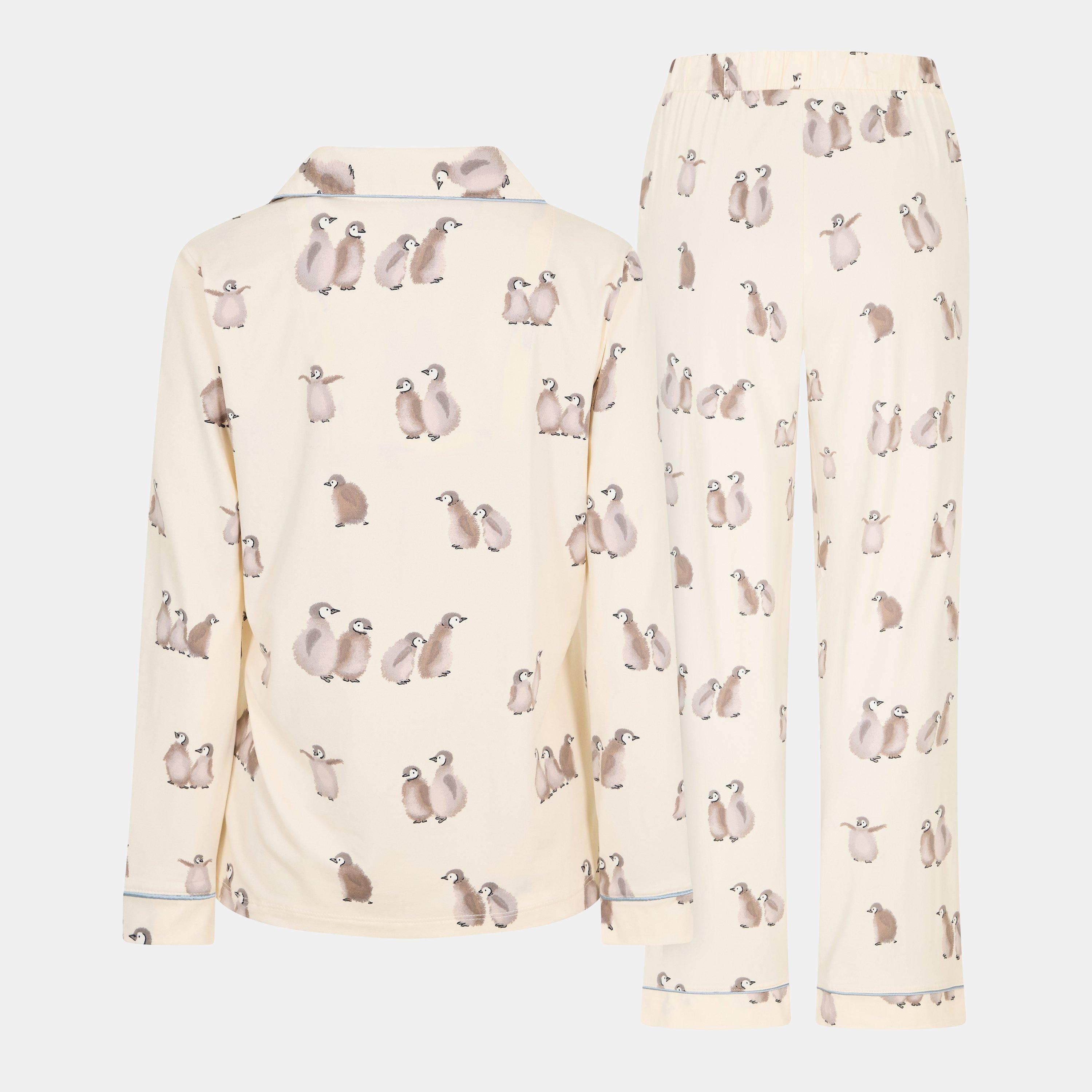 White Penguins - Chelsea Peers - Women's Long Sleeve Relaxed Fit Pyjama Sets - 2