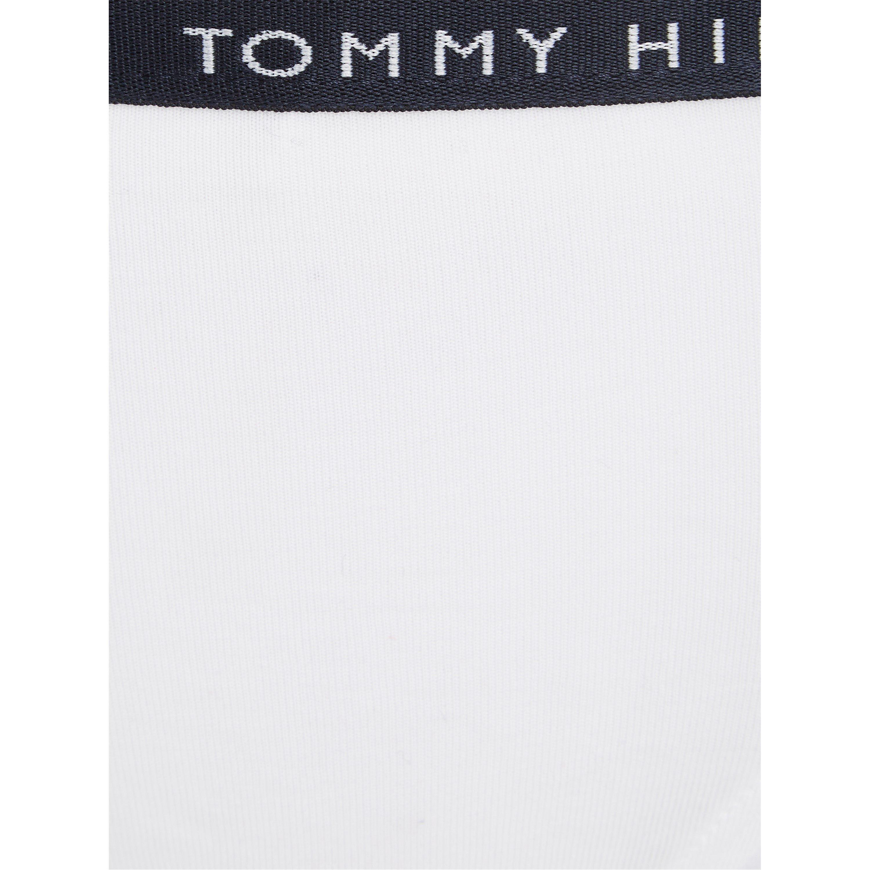 Azul Marinho/Branco/Vermelho - Tommy Hilfiger - Tommy Bodywear 3 Pack Thong Briefs Womens - 7
