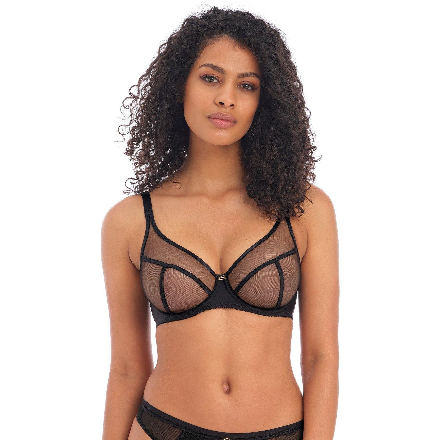 Black - Freya - Snapshot Plunge Underwired Bra - 2