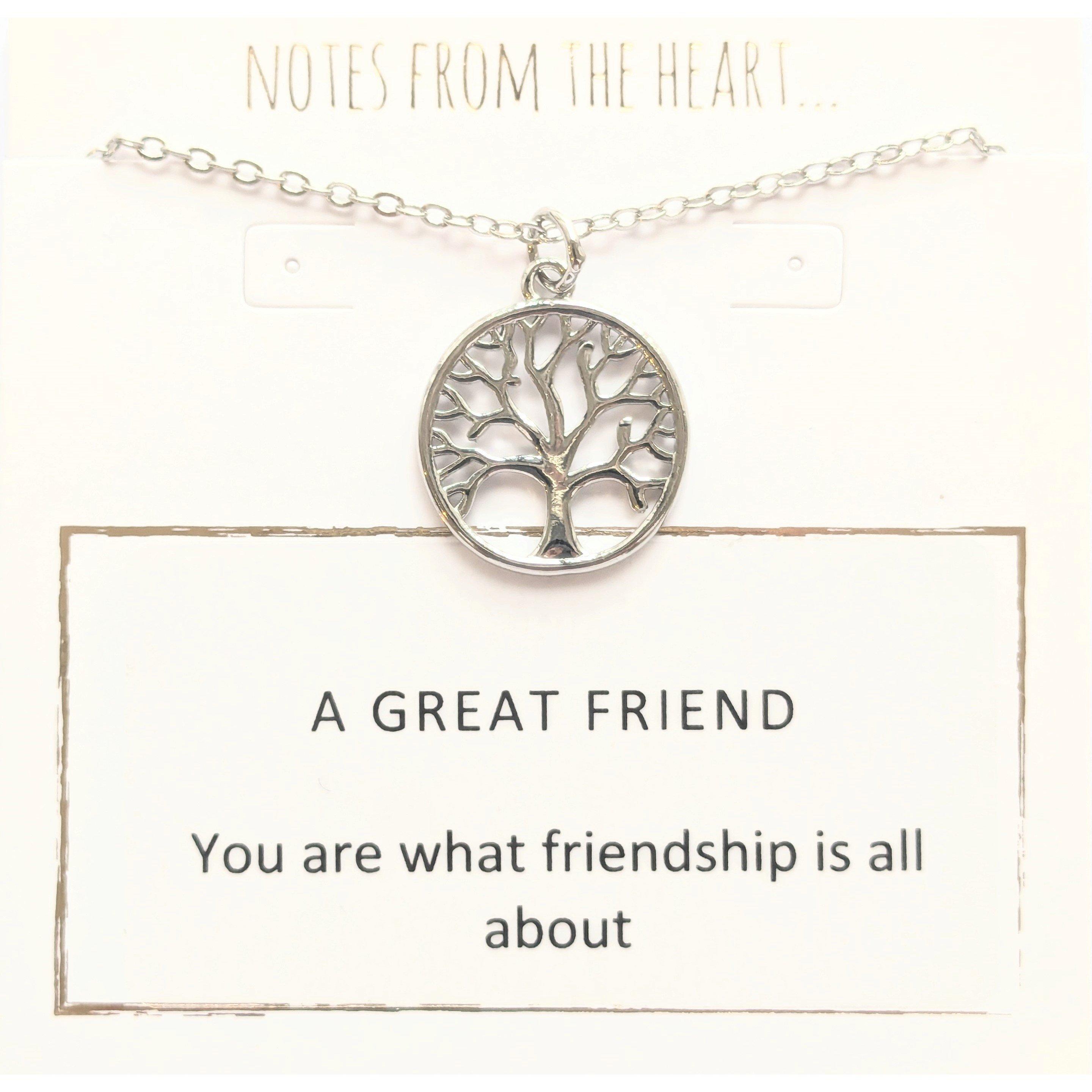 Silver - Notes From The Heart - NFTH A GREAT FRIEND Pendant