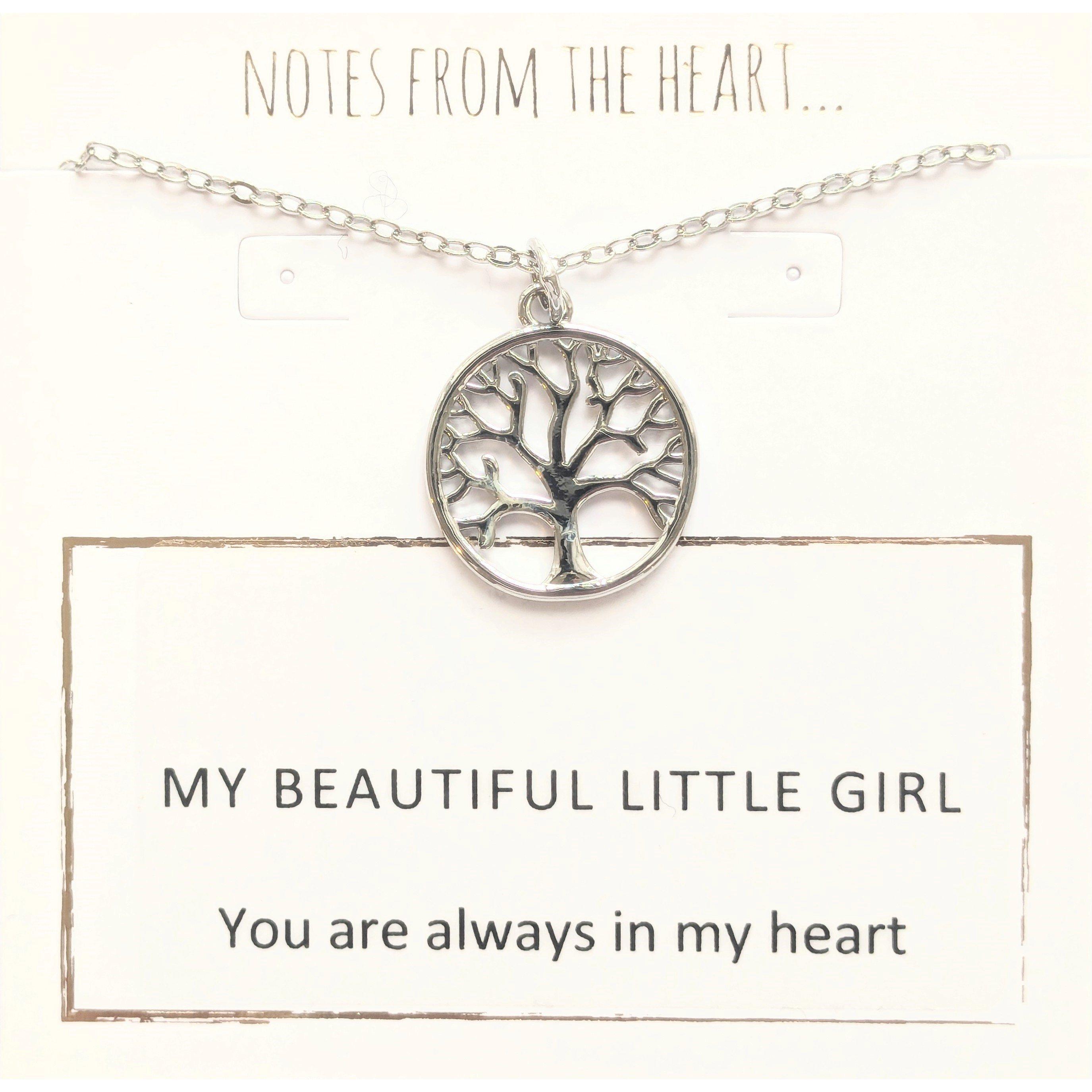 Notes From The Heart Women's Nfth My Beautiful Little Girl Pendant - Silver