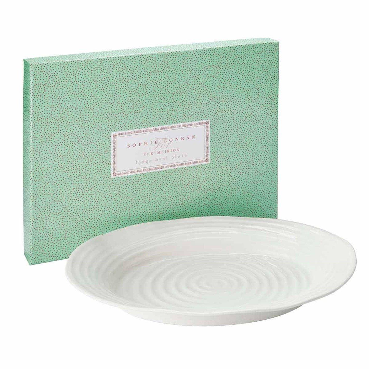 Portmeirion  Sophie Conran Large Oval Serving Plate White