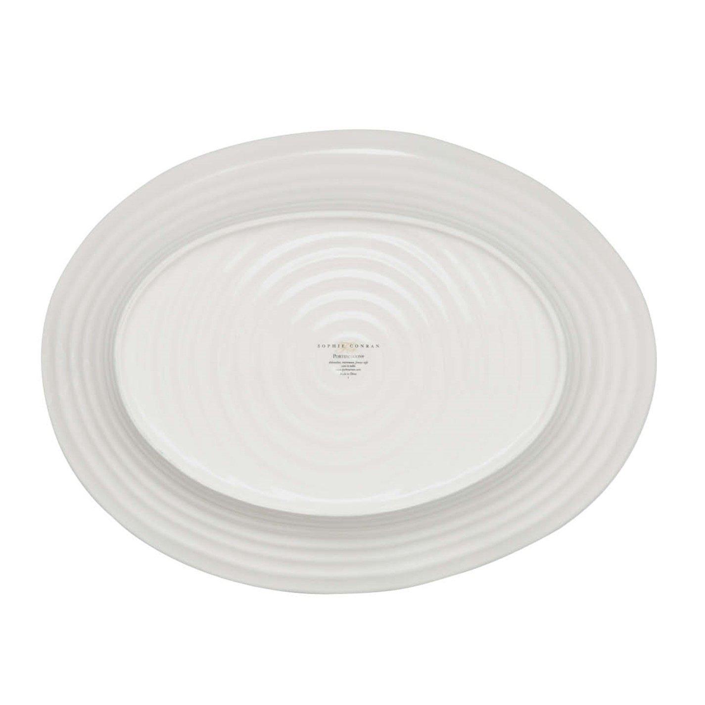 White - Portmeirion - Sophie Conran Large Oval Serving Plate White - 4