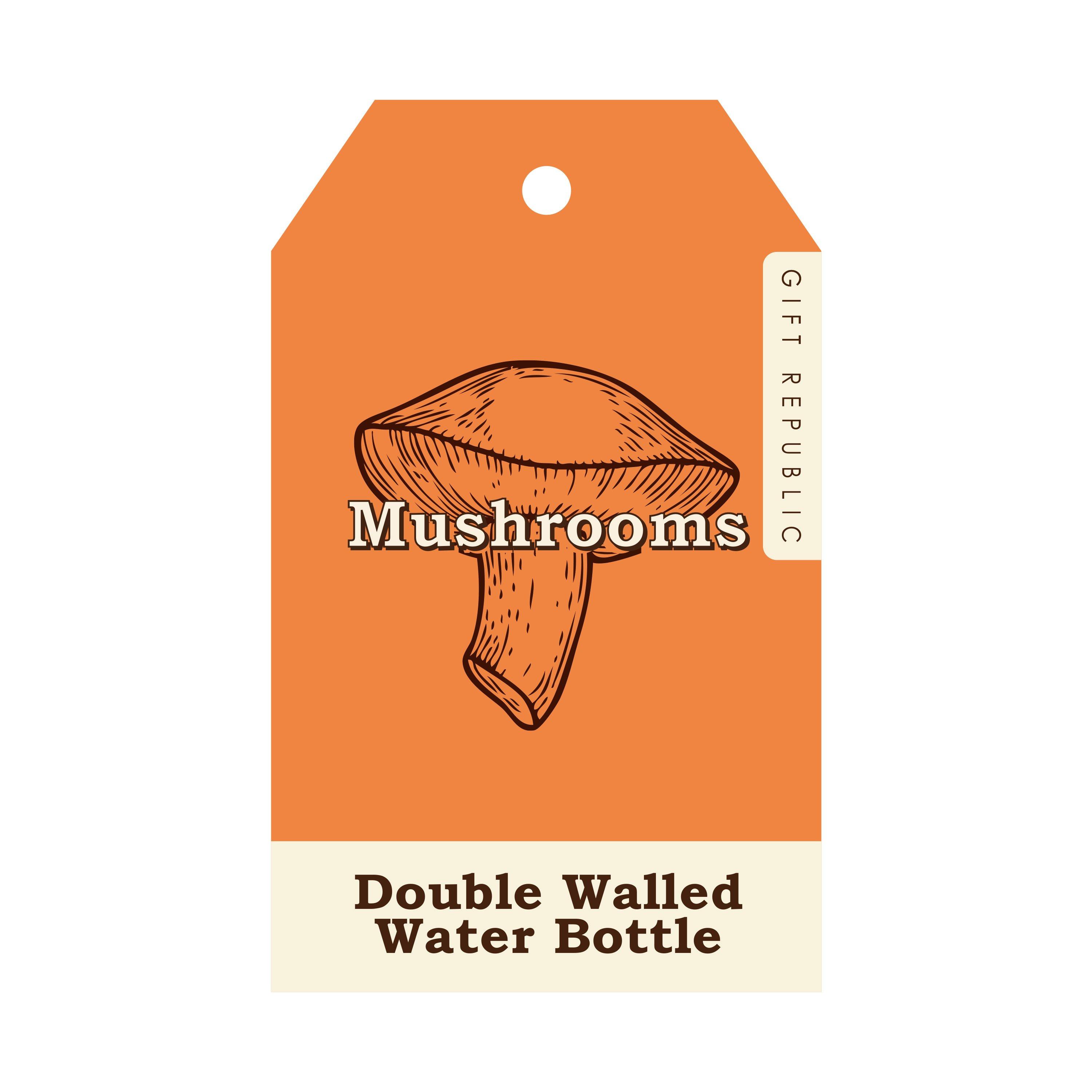 White - Gift Republic - Mushroom Ecologie Water Bottle - 6