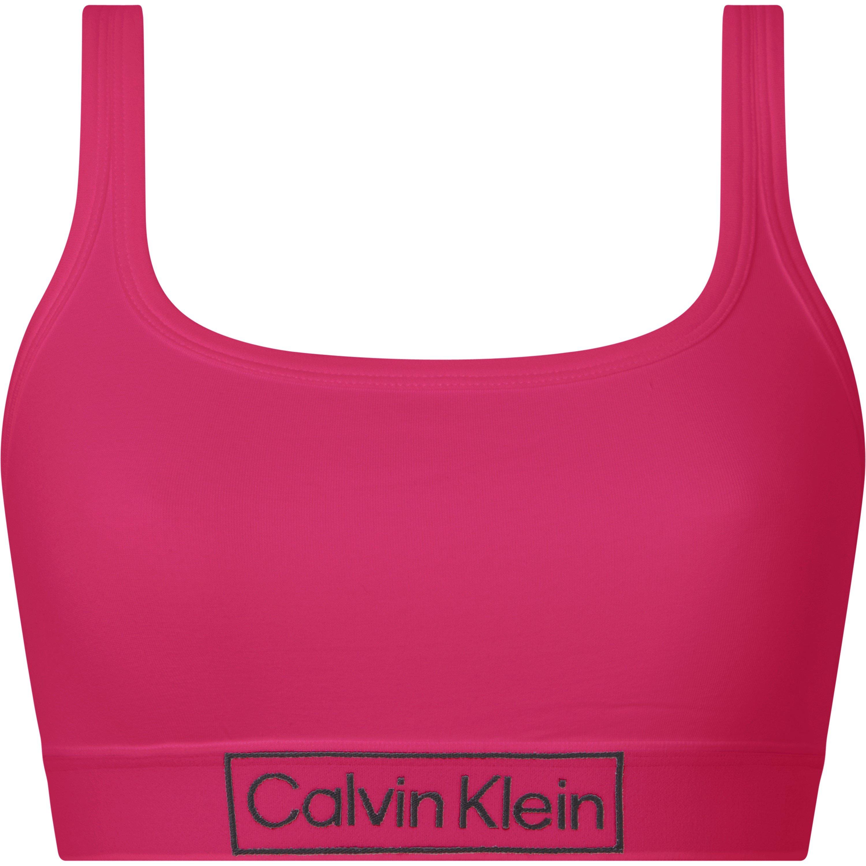Calvin Klein Women's Unlined Bralette - Pink Splendor - 8 (XS)