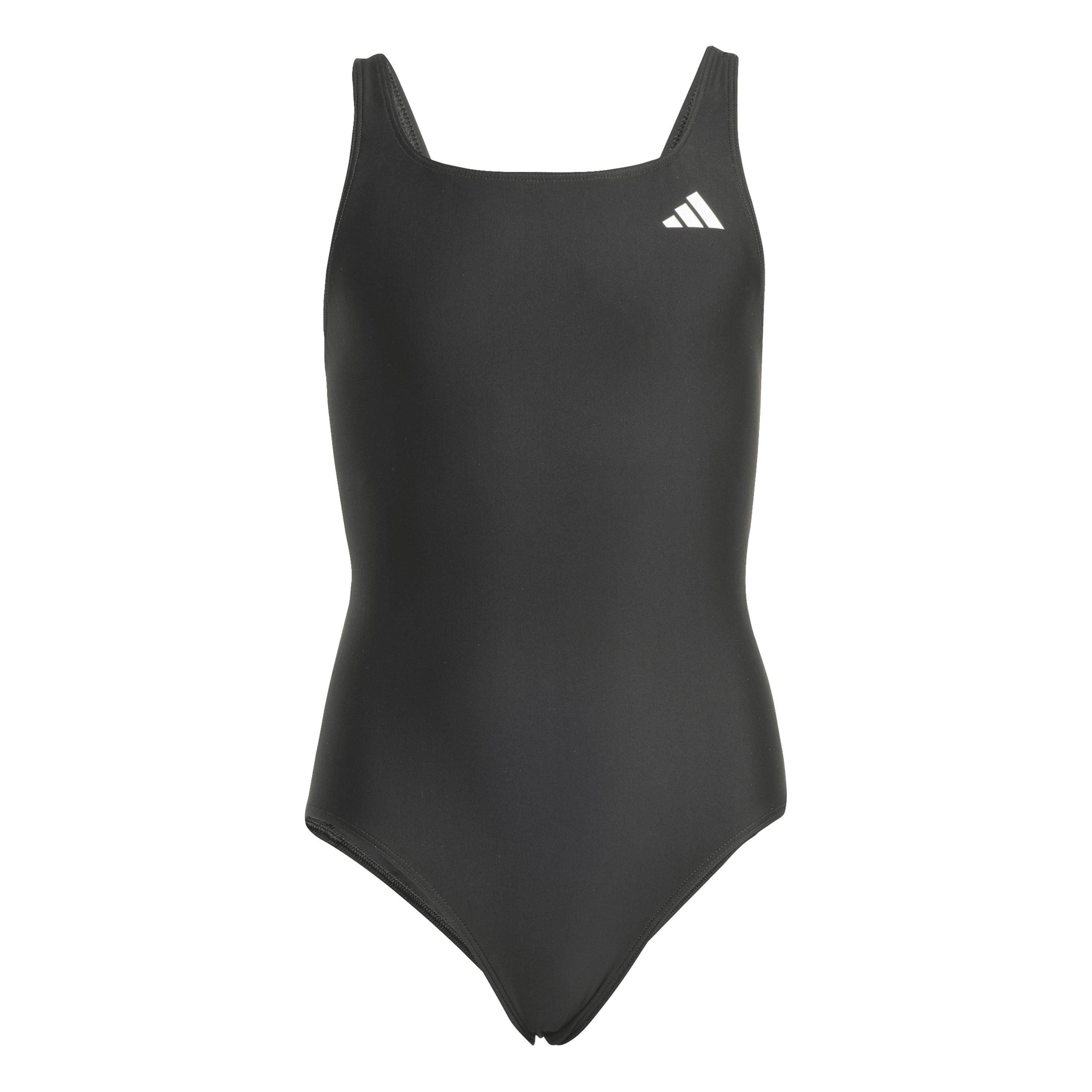 Sort/Hvid - adidas - Solid Small Logo Swimsuit - 1