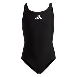 adidas Solid Small Logo Swimsuit