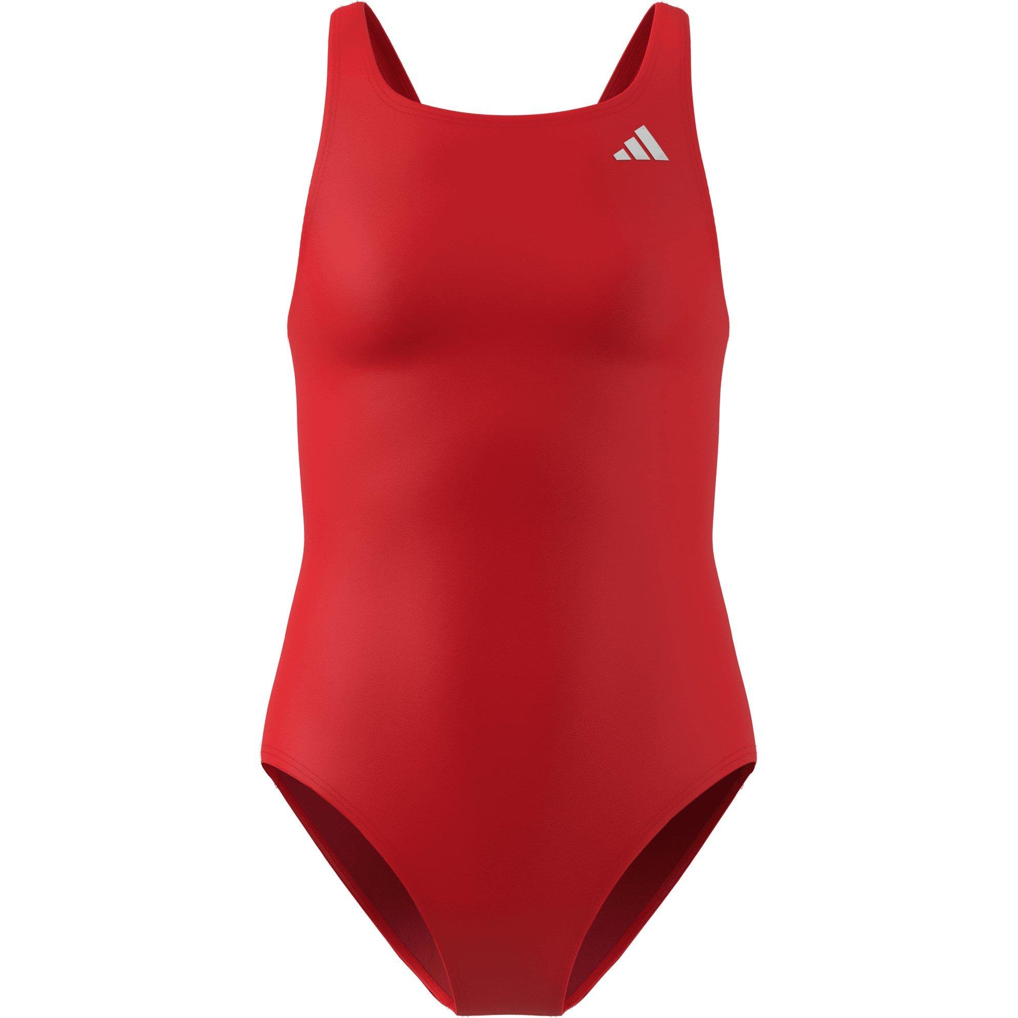 adidas Solid Small Logo Swimsuit