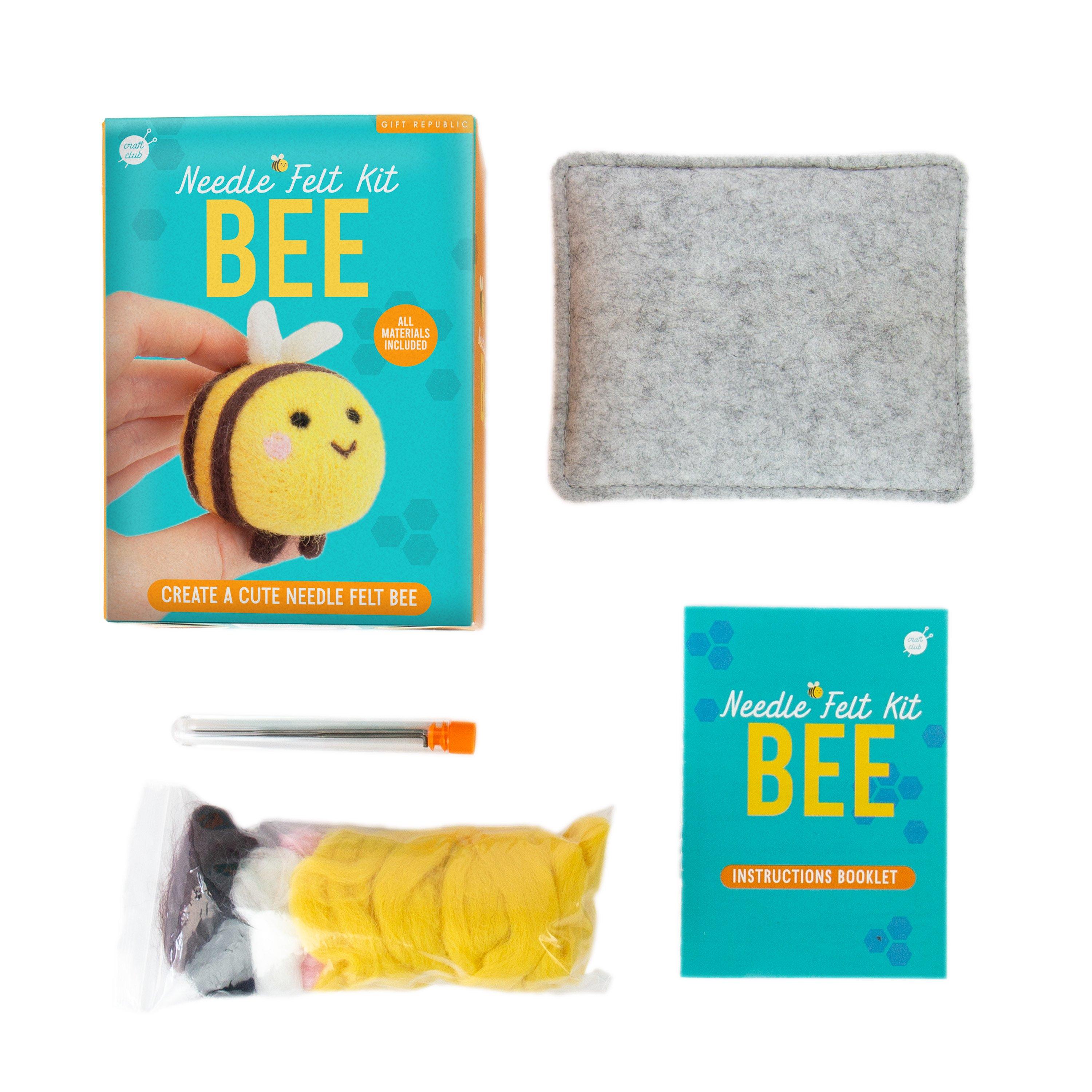 Blue - Gift Republic - Bee Needle Felting Kit - 4