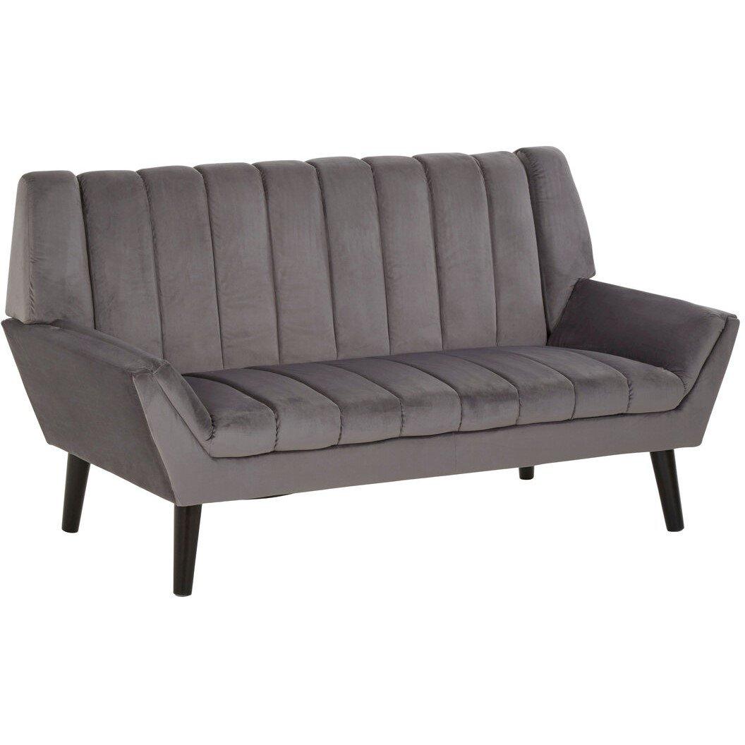 Grey - Interiors by Premier - Savina 2 Seat Grey Sofa - 1