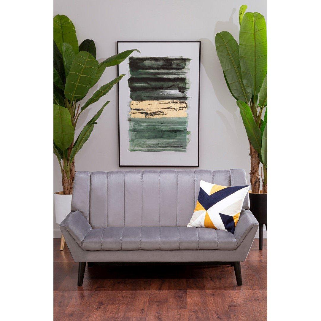 Grey - Interiors by Premier - Savina 2 Seat Grey Sofa - 2