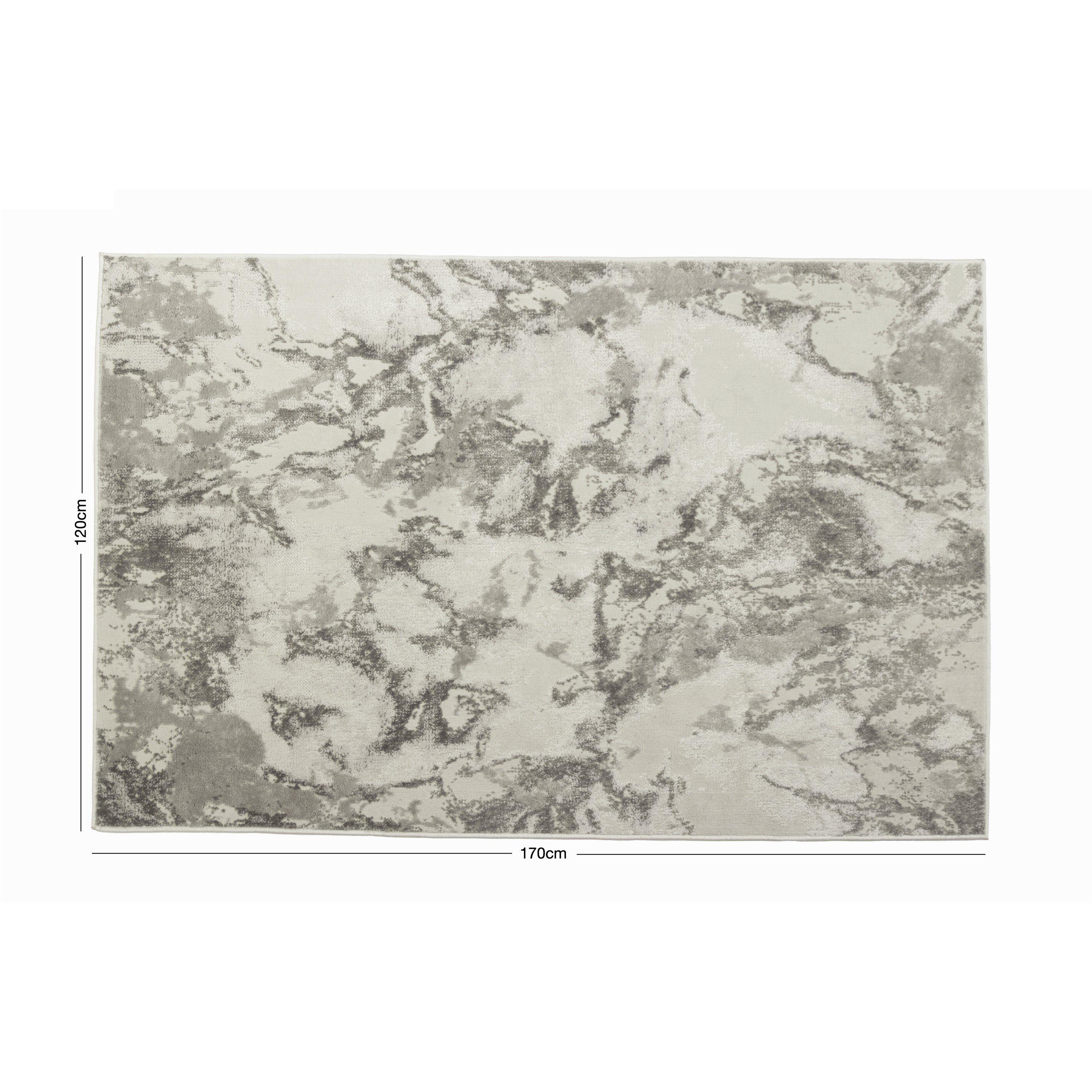 Grey - Arthouse - Muse Bahia Marble Grey 120 x 170cm Rug - 8