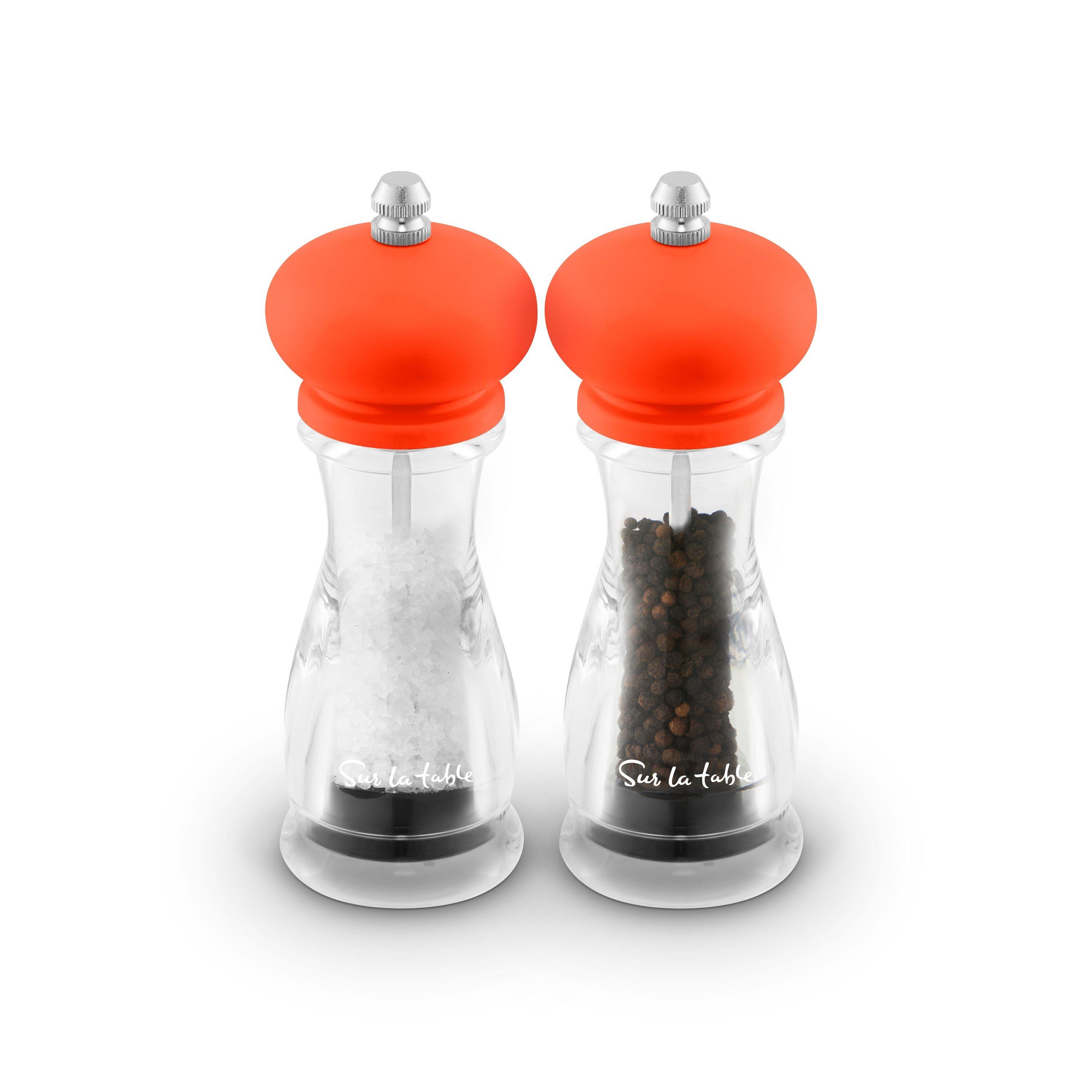 Orange - SURLATABLE - 2pc Salt and Pepper Mill Set - 1