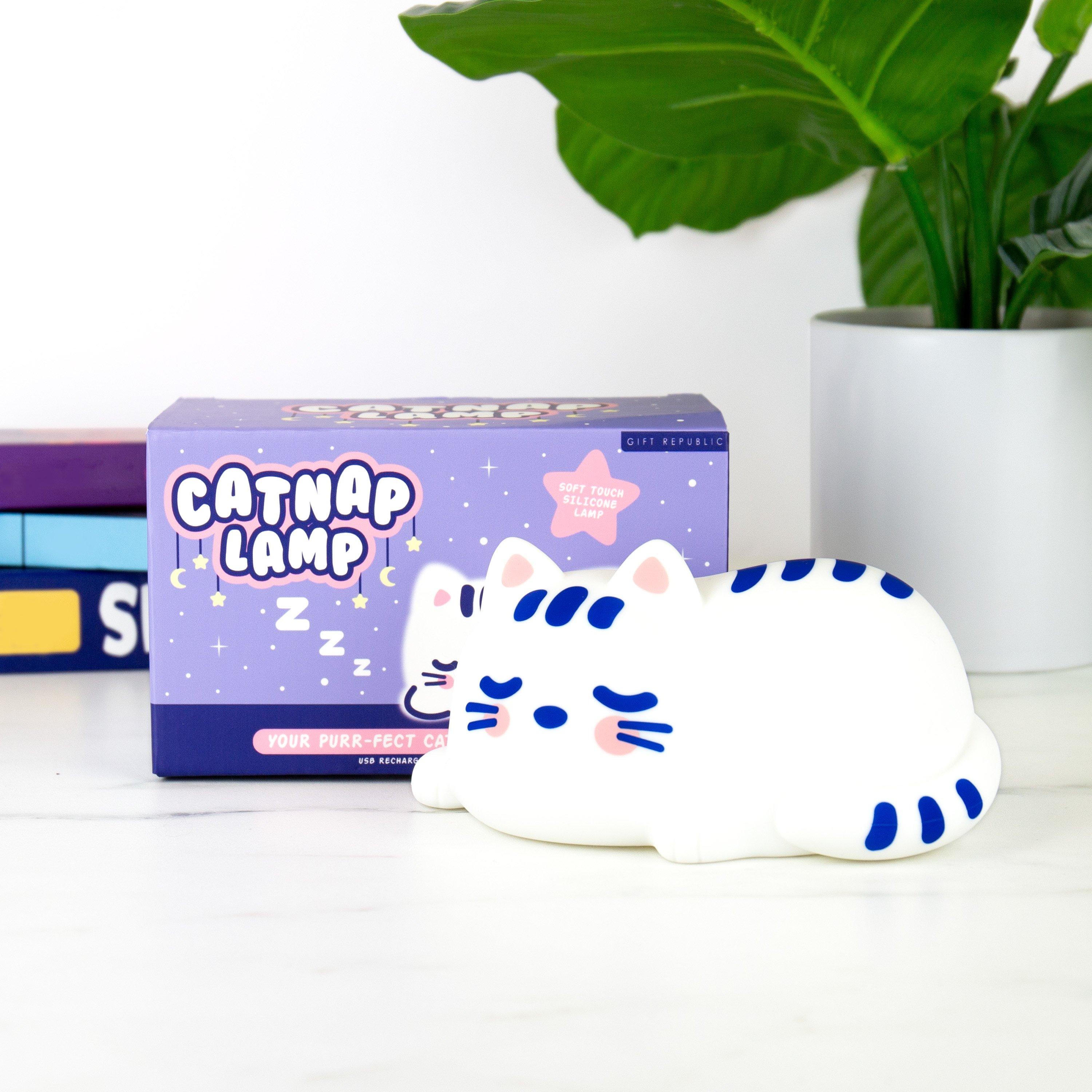 Purple - Gift Republic - Cat Nap Lamp - 2