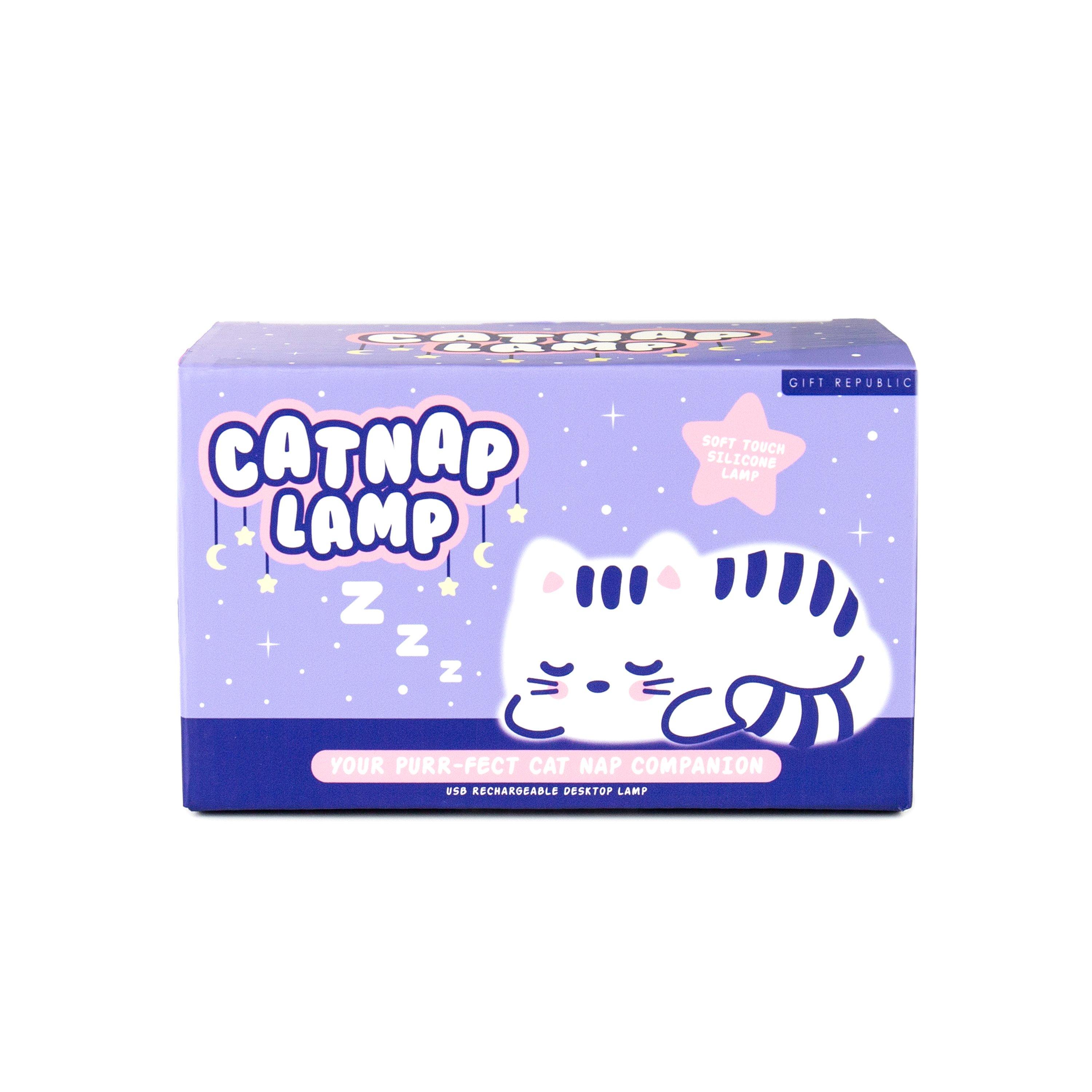 Purple - Gift Republic - Cat Nap Lamp - 5
