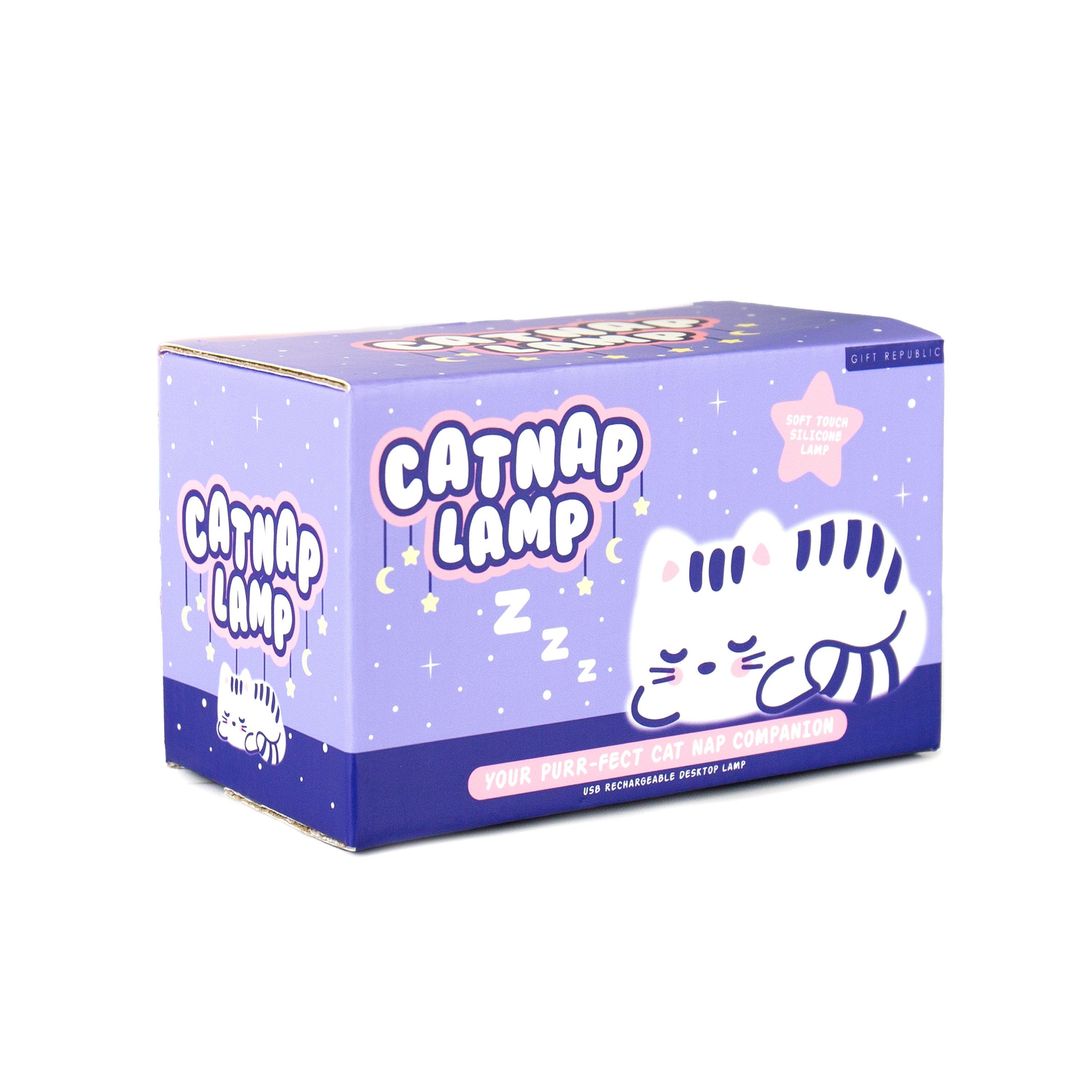 Purple - Gift Republic - Cat Nap Lamp - 6