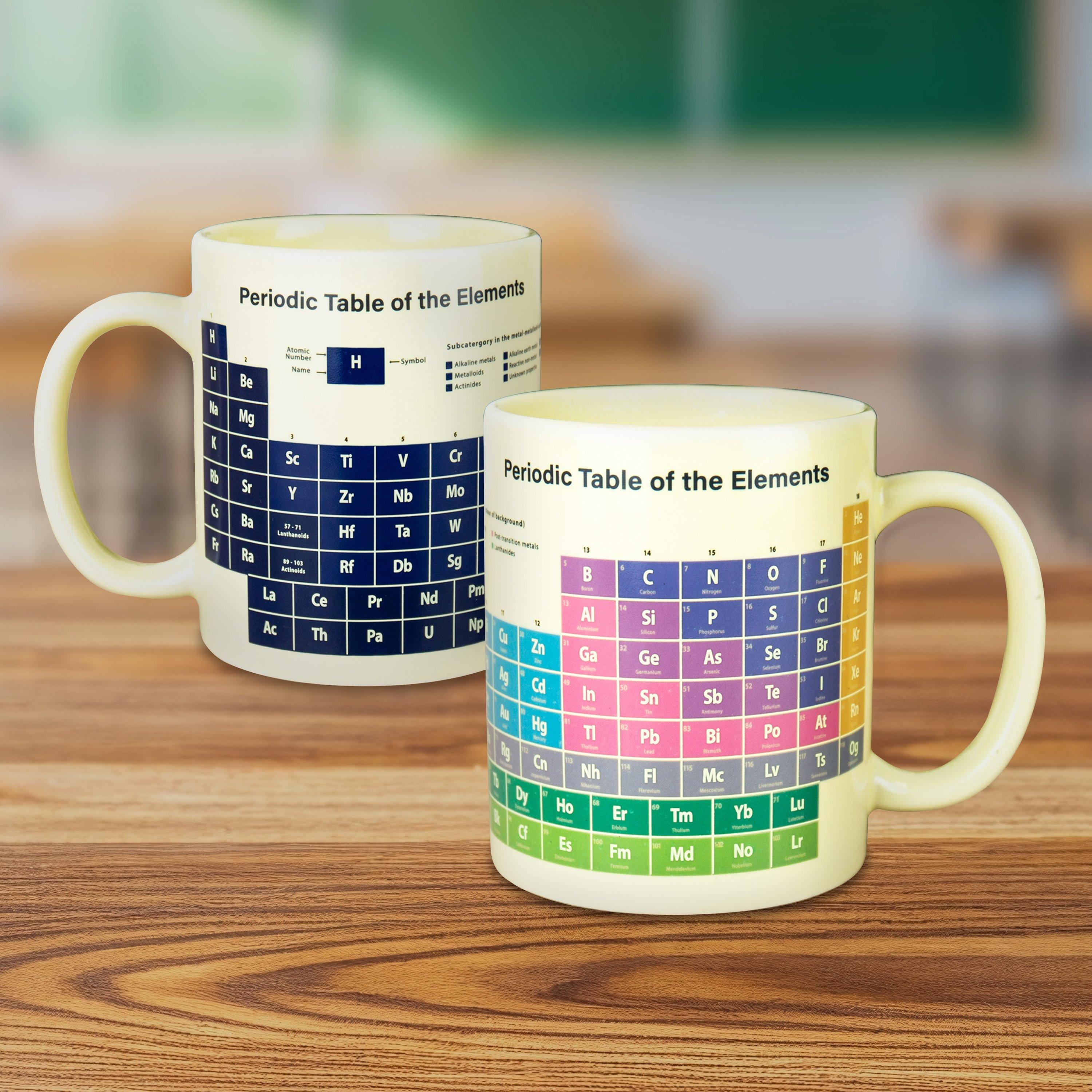White - Gift Republic - Heat Reveal Periodic Table Mug - 1