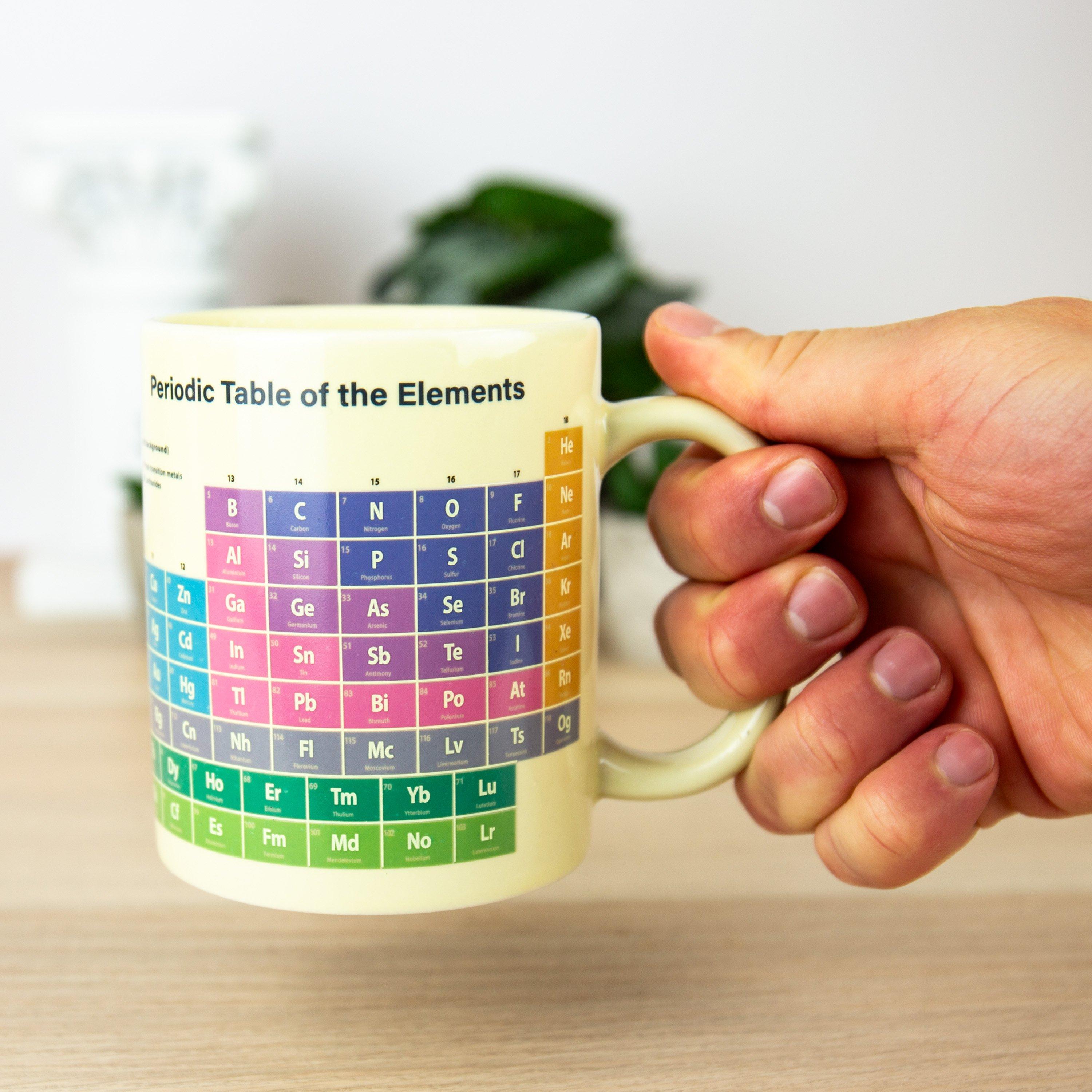 White - Gift Republic - Heat Reveal Periodic Table Mug - 3