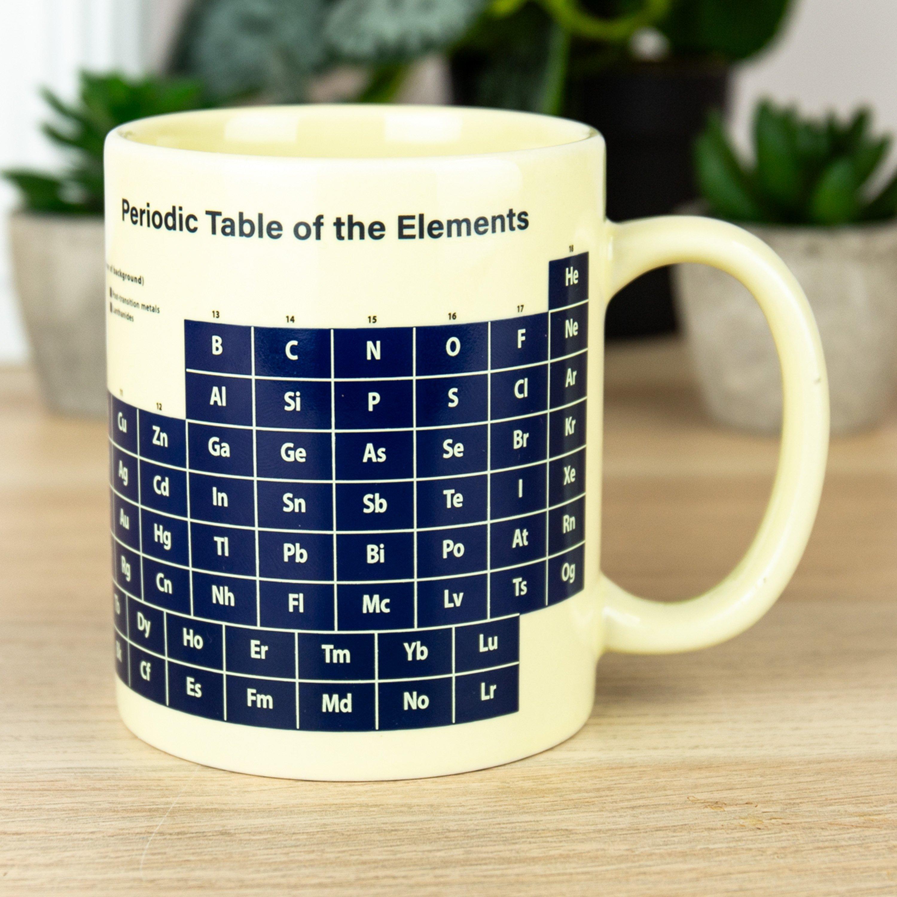 White - Gift Republic - Heat Reveal Periodic Table Mug - 5
