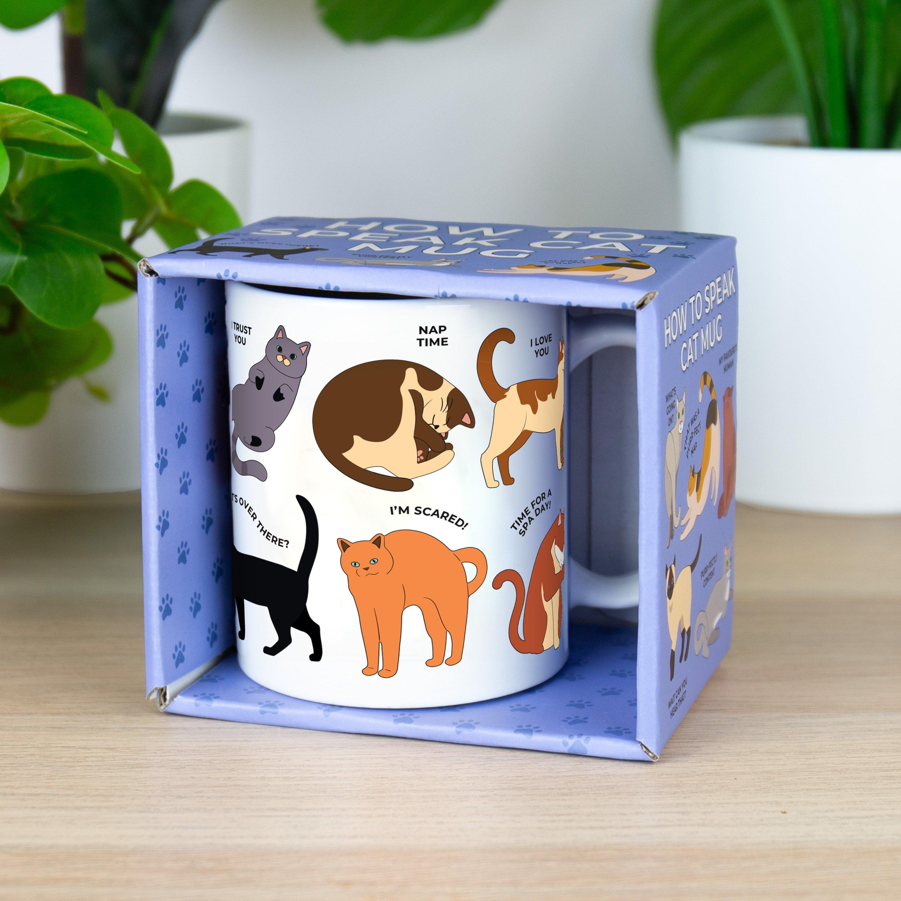 Gift Republic  How To Speak Cat Mug - Blue - small