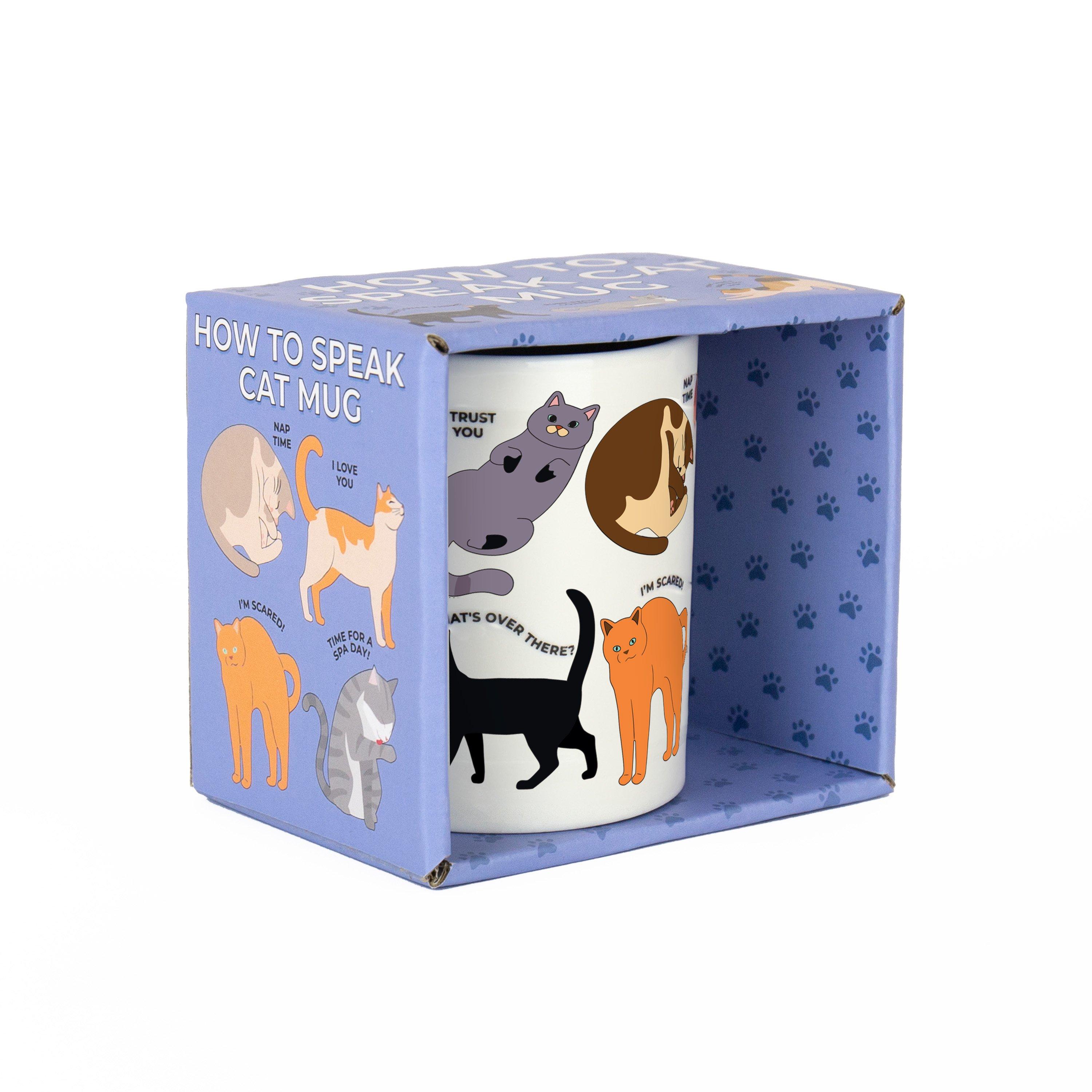Blue - Gift Republic - How To Speak Cat Mug - 3
