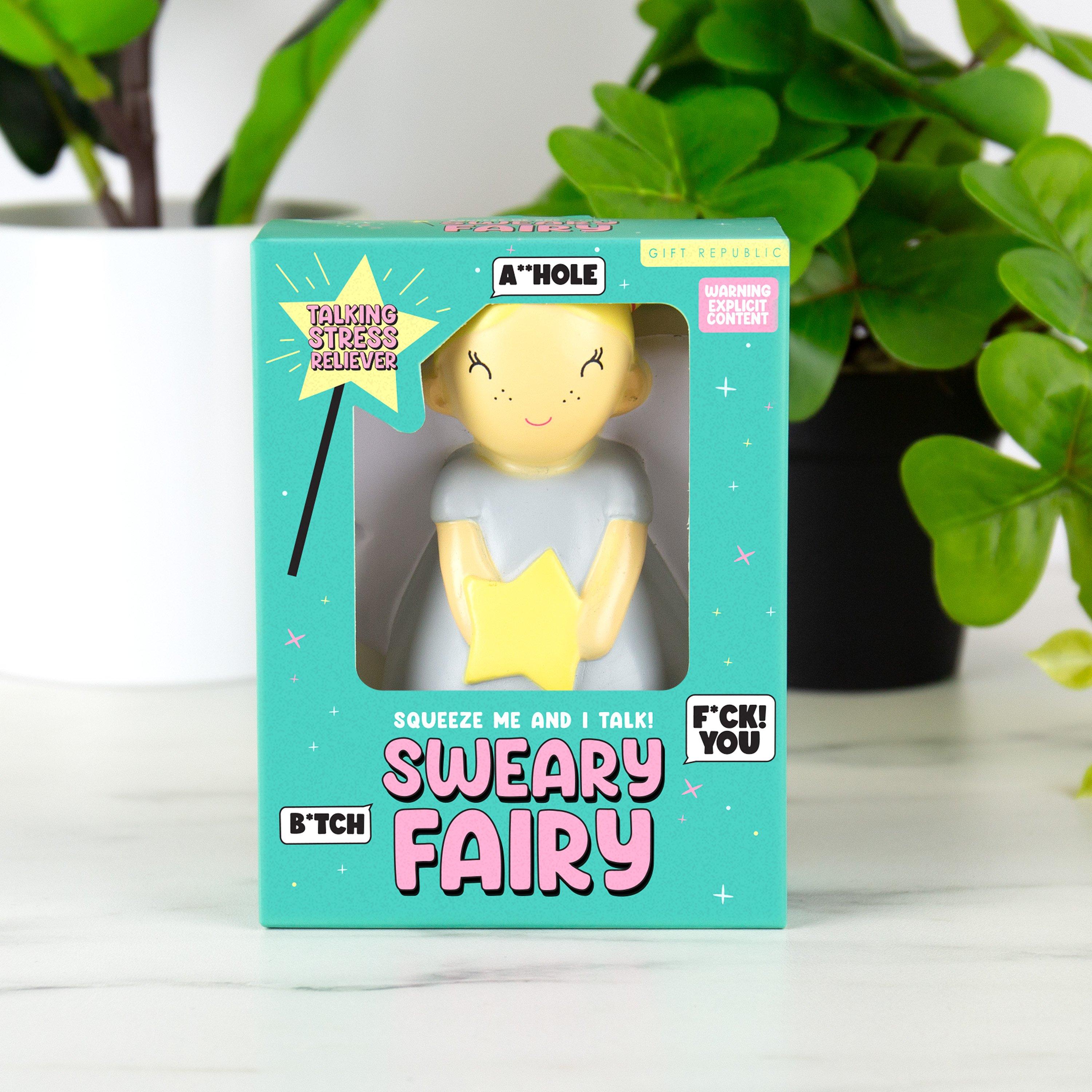 Gift Republic  Sweary Fairy Stress Reliever - Green - small