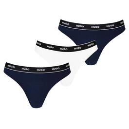 Hugo Stretch Cotton Thong