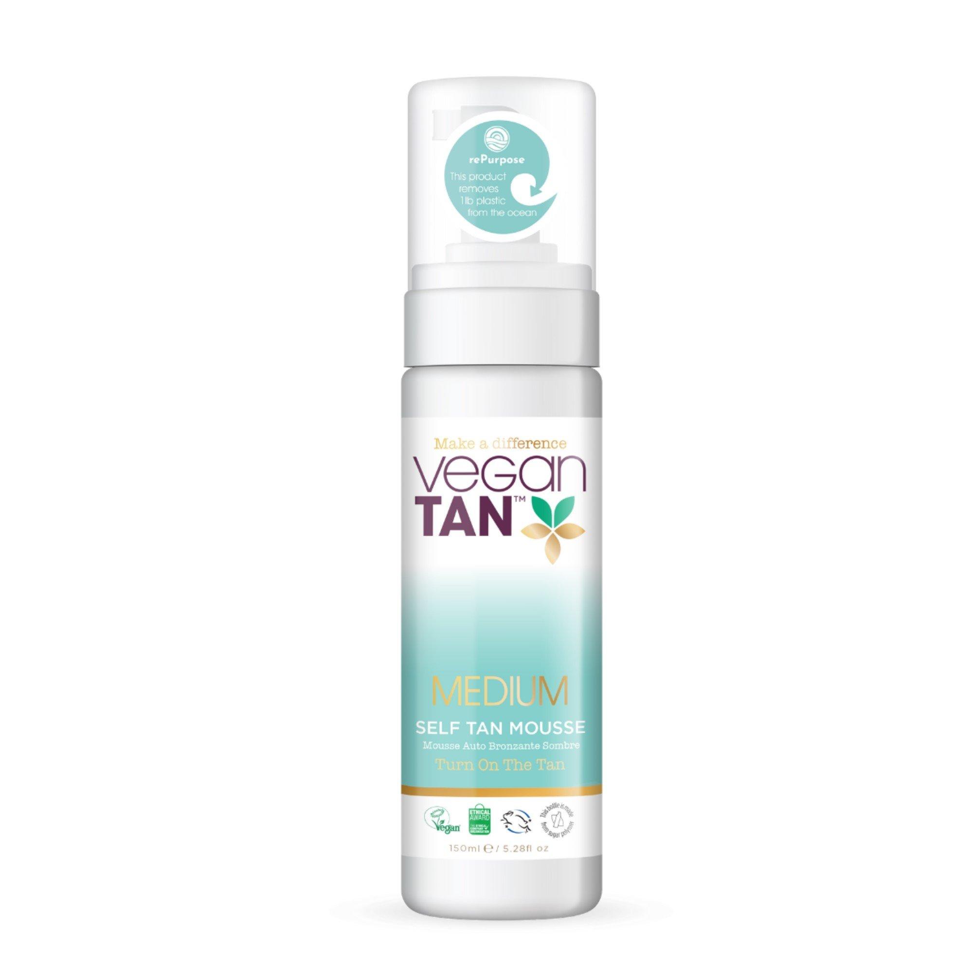 Vegan Tan Women's Medium Self Tan Mousse 150Ml
