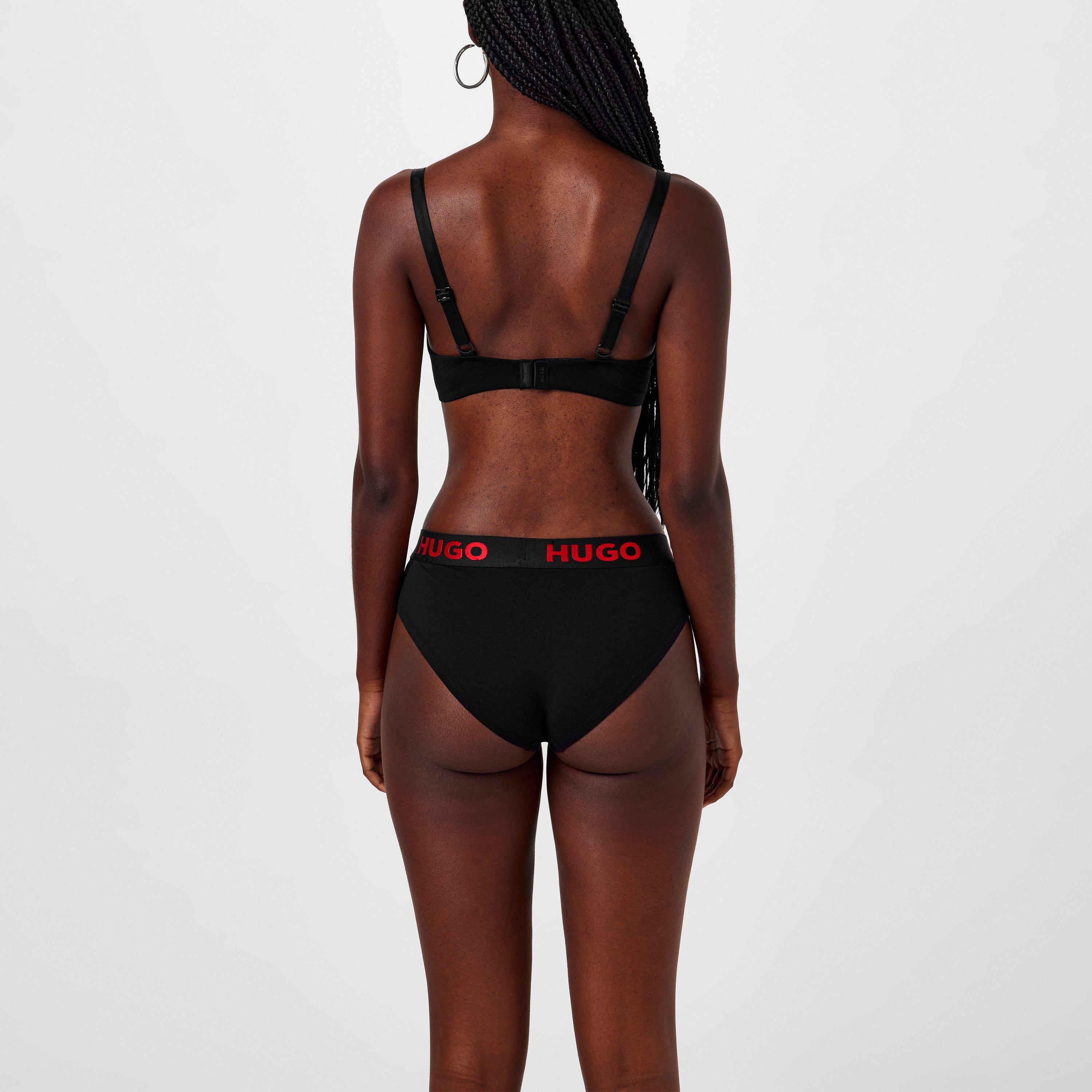 Boxer Hugo Boss HUGO Brazilian Laser Cut Höschen Beige | Dressinn Hugo Boss Femme