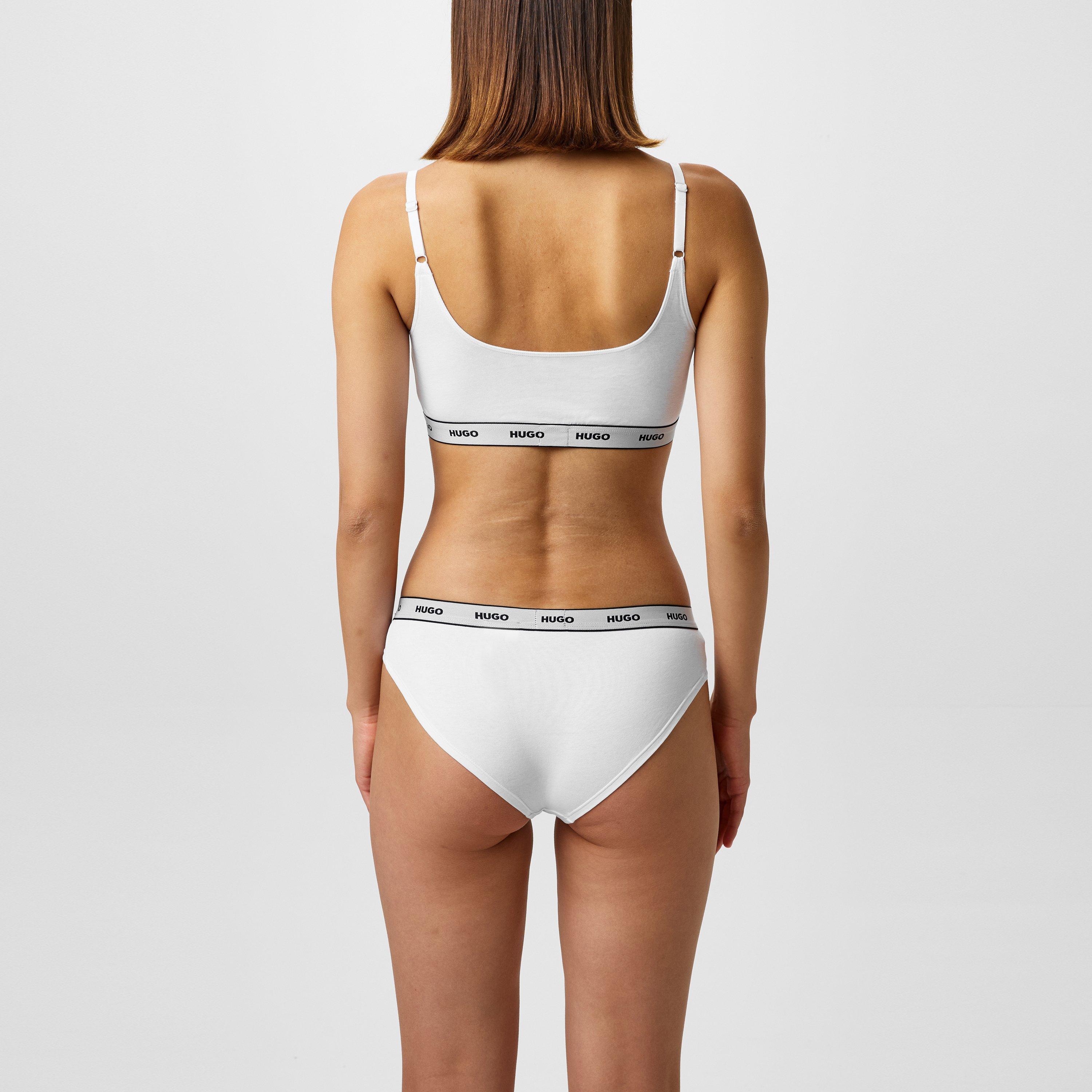 White 100 - Hugo - 3 Pack Striped Briefs - 4