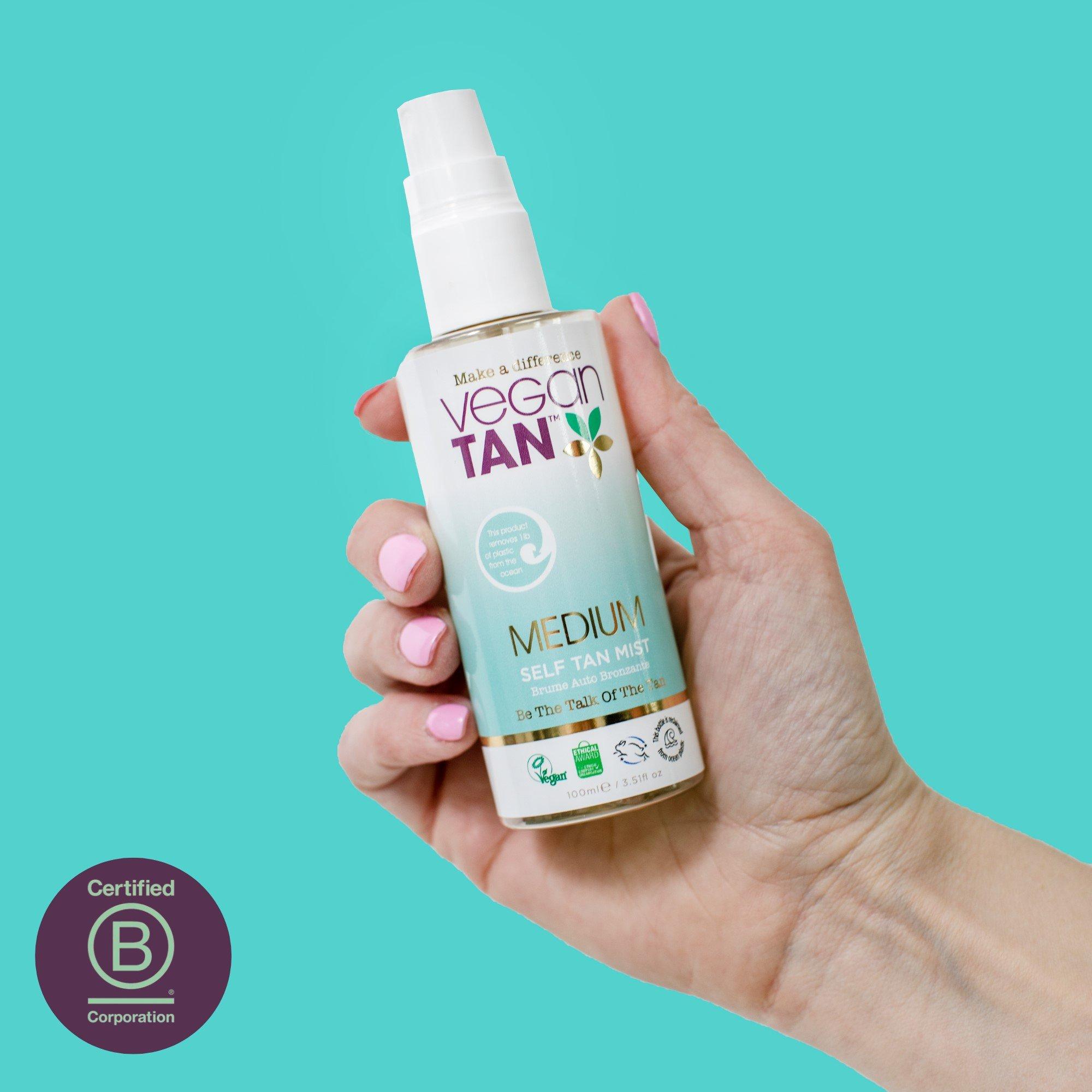 None - Vegan Tan - Vegan Tan Medium Self Tan Mist 100ml - 3