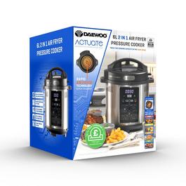 Daewoo Electricals 6L 2 IN 1 AIR FRYER PRESSURE COOKER