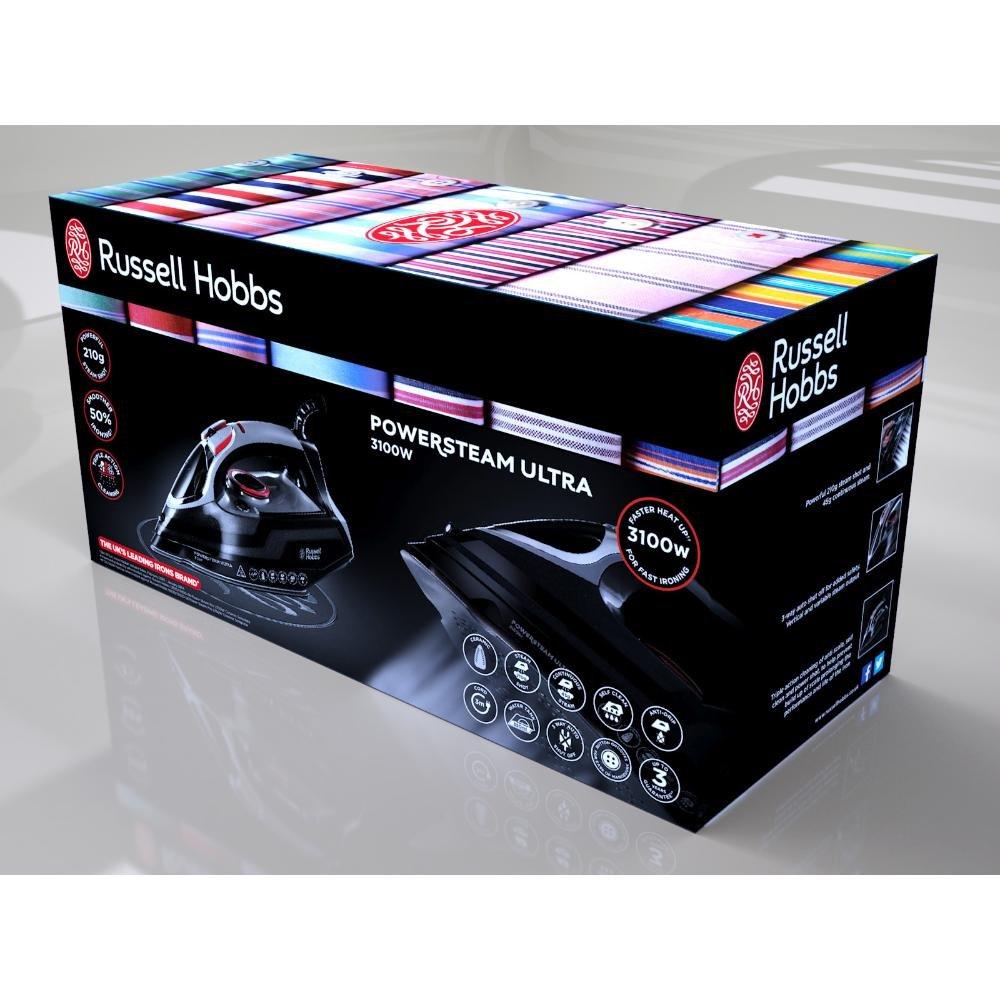 Black - Russell Hobbs - Powersteam Ultra Iron 3100W - 2