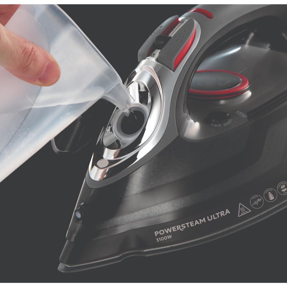 Black - Russell Hobbs - Powersteam Ultra Iron 3100W - 6