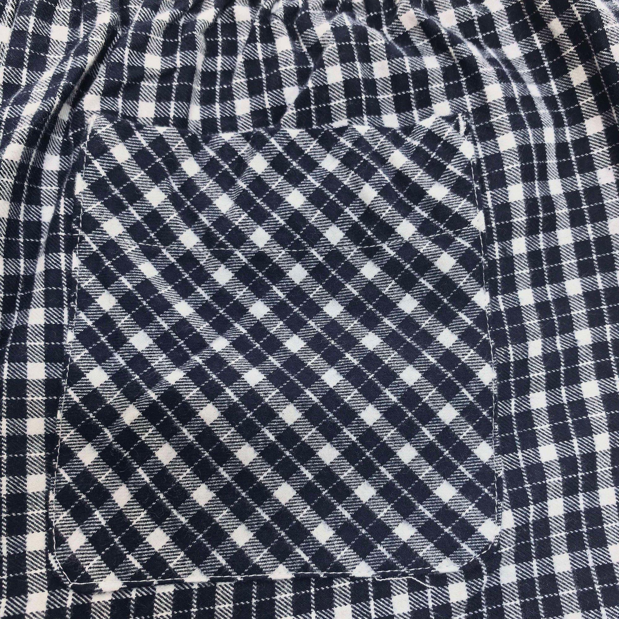 Navy Check - Jack Wills - JW Flannel Trouser Ld64 - 5