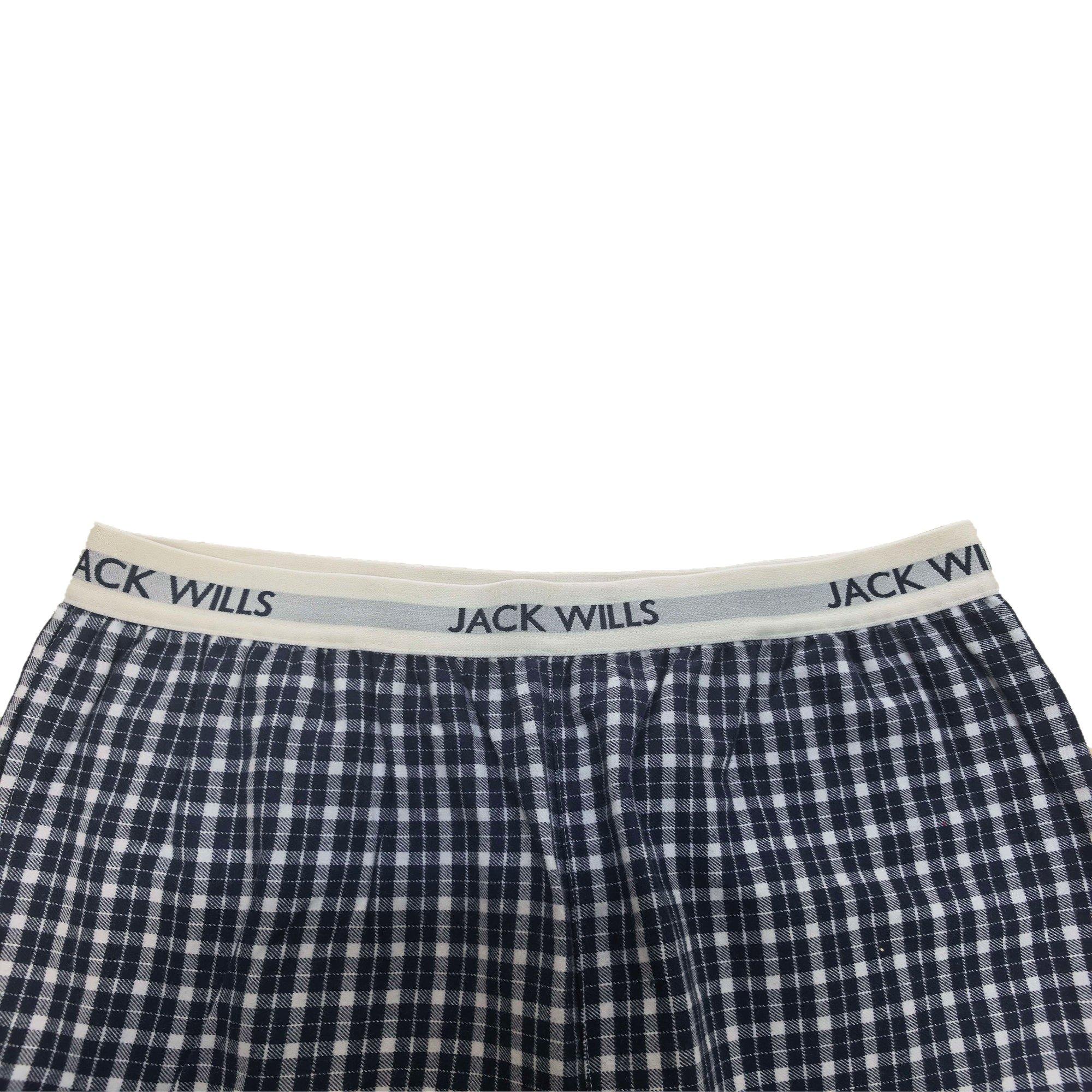 Navy Check - Jack Wills - JW Flannel Trouser Ld64 - 6