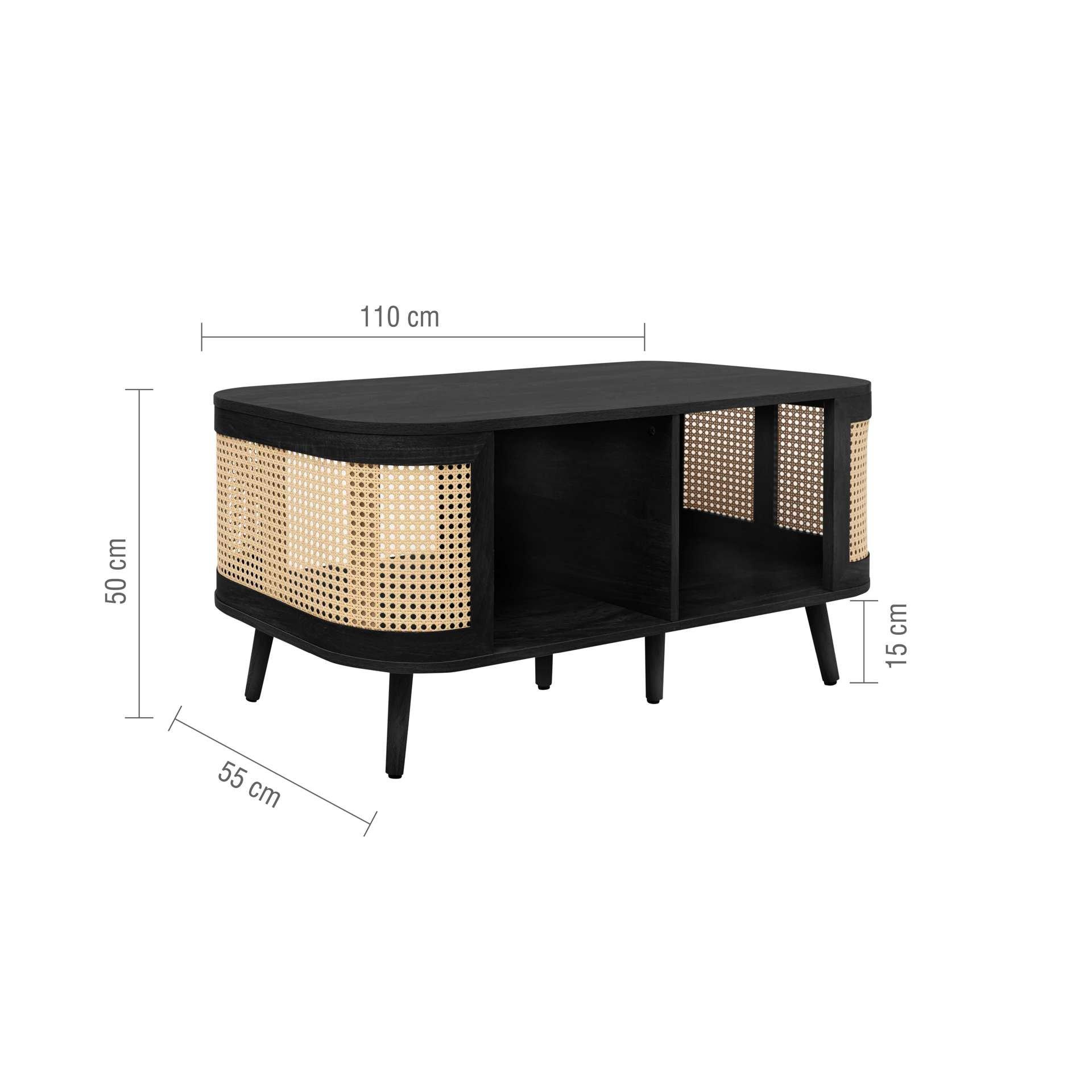 Black - Birlea - Noah Coffee Table - 11