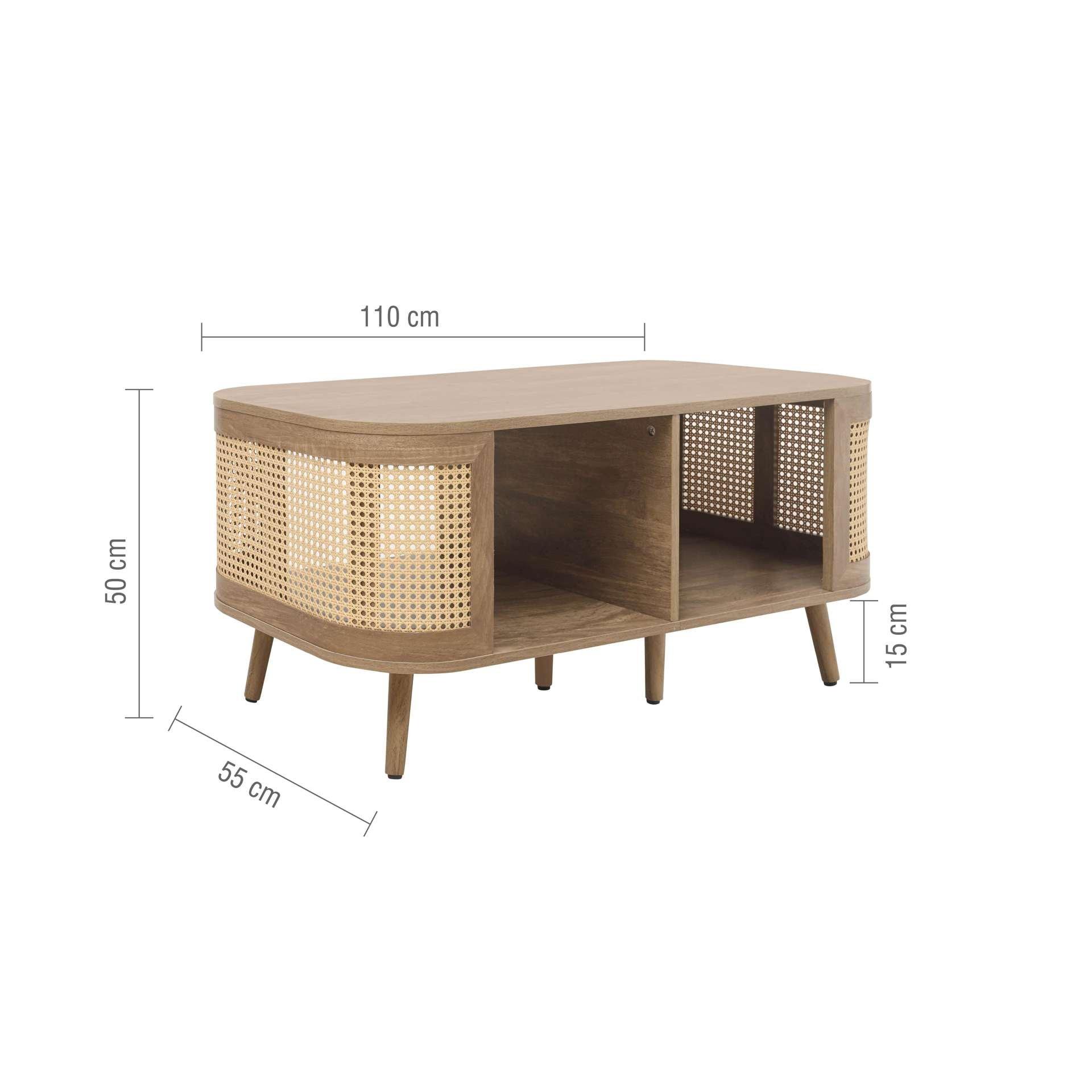 Oak - Birlea - Noah Coffee Table - 11