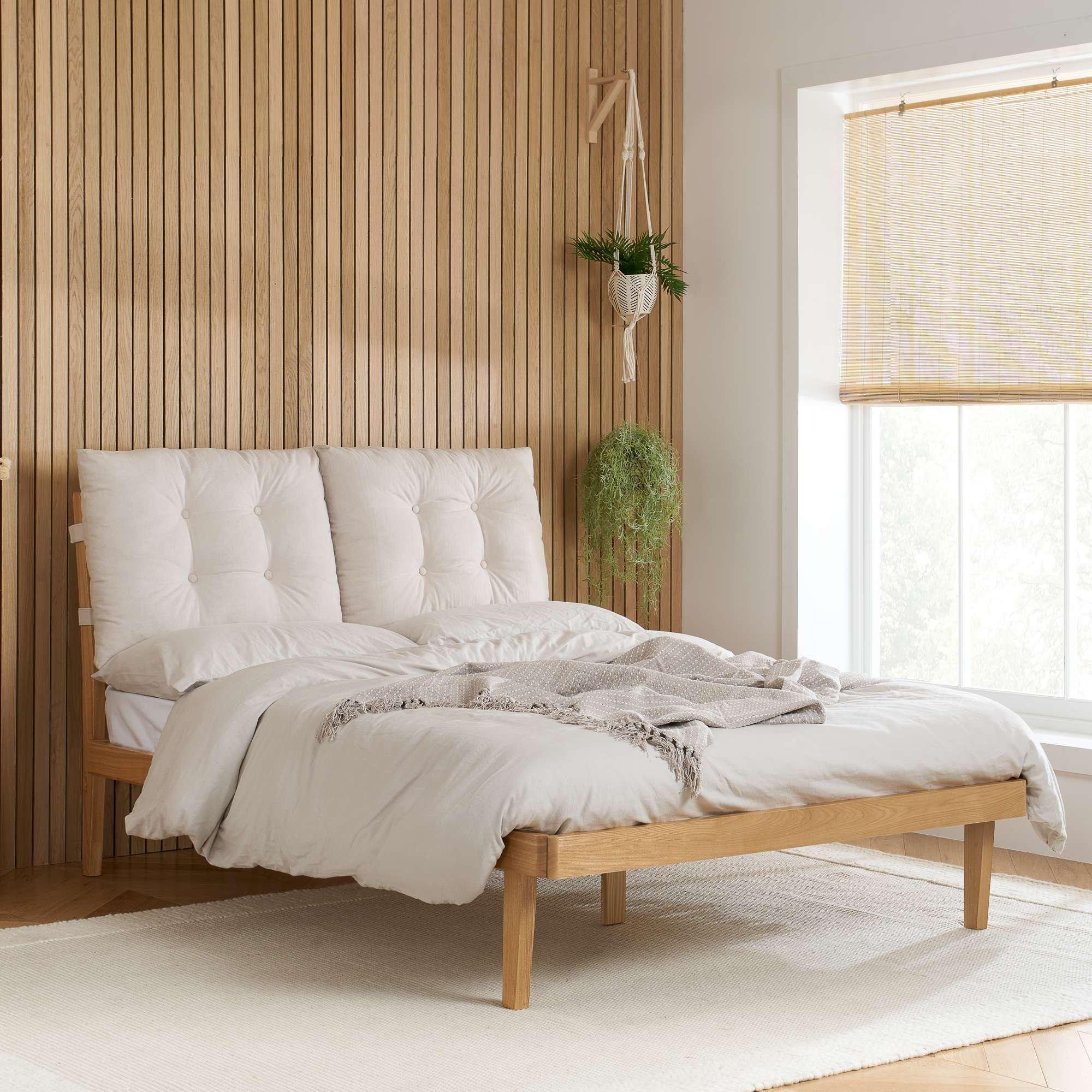 Oak - Birlea - Ander Bed With Cushions - 1