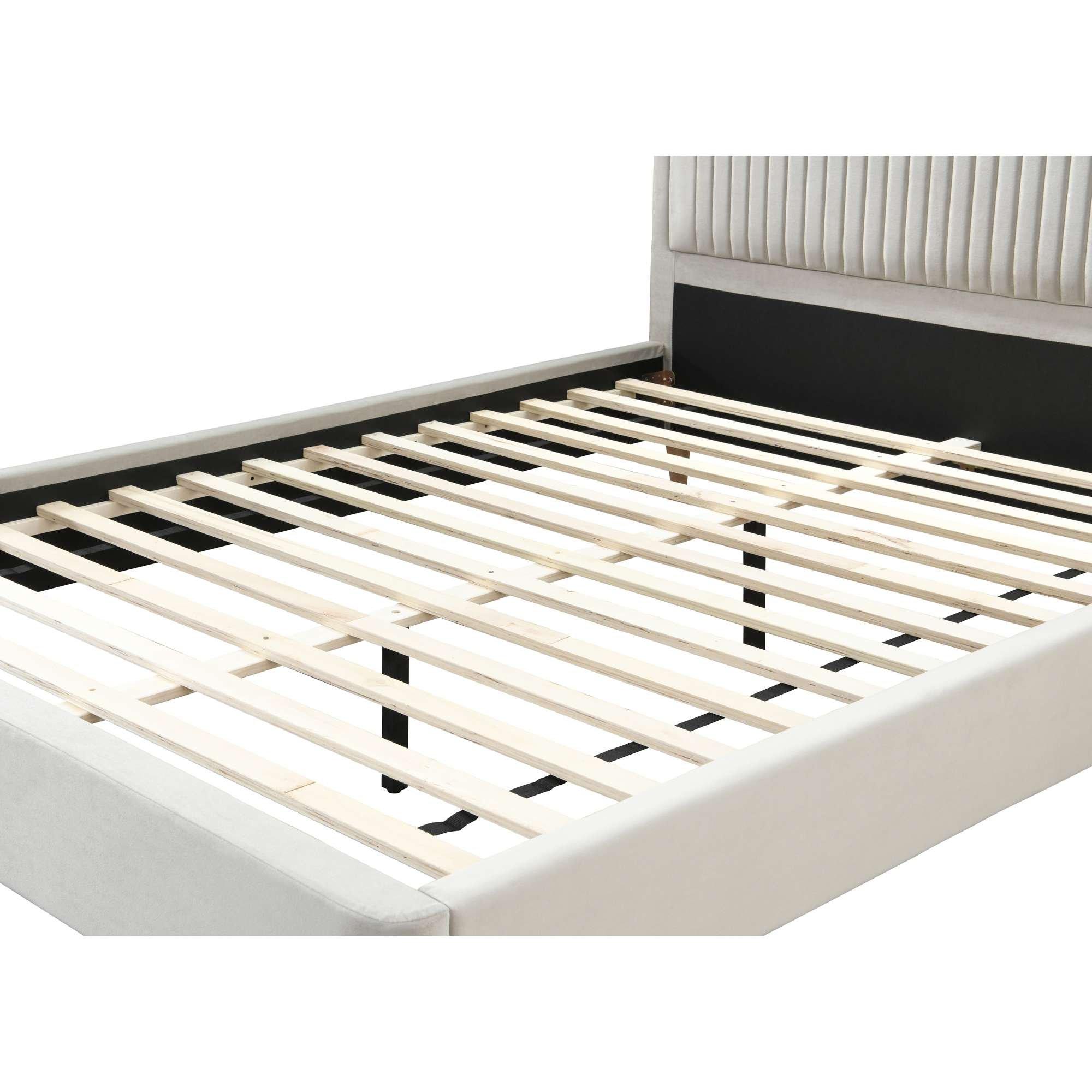 Warm Stone - Birlea - Agatha Warm Stone Velvet Bed - 9