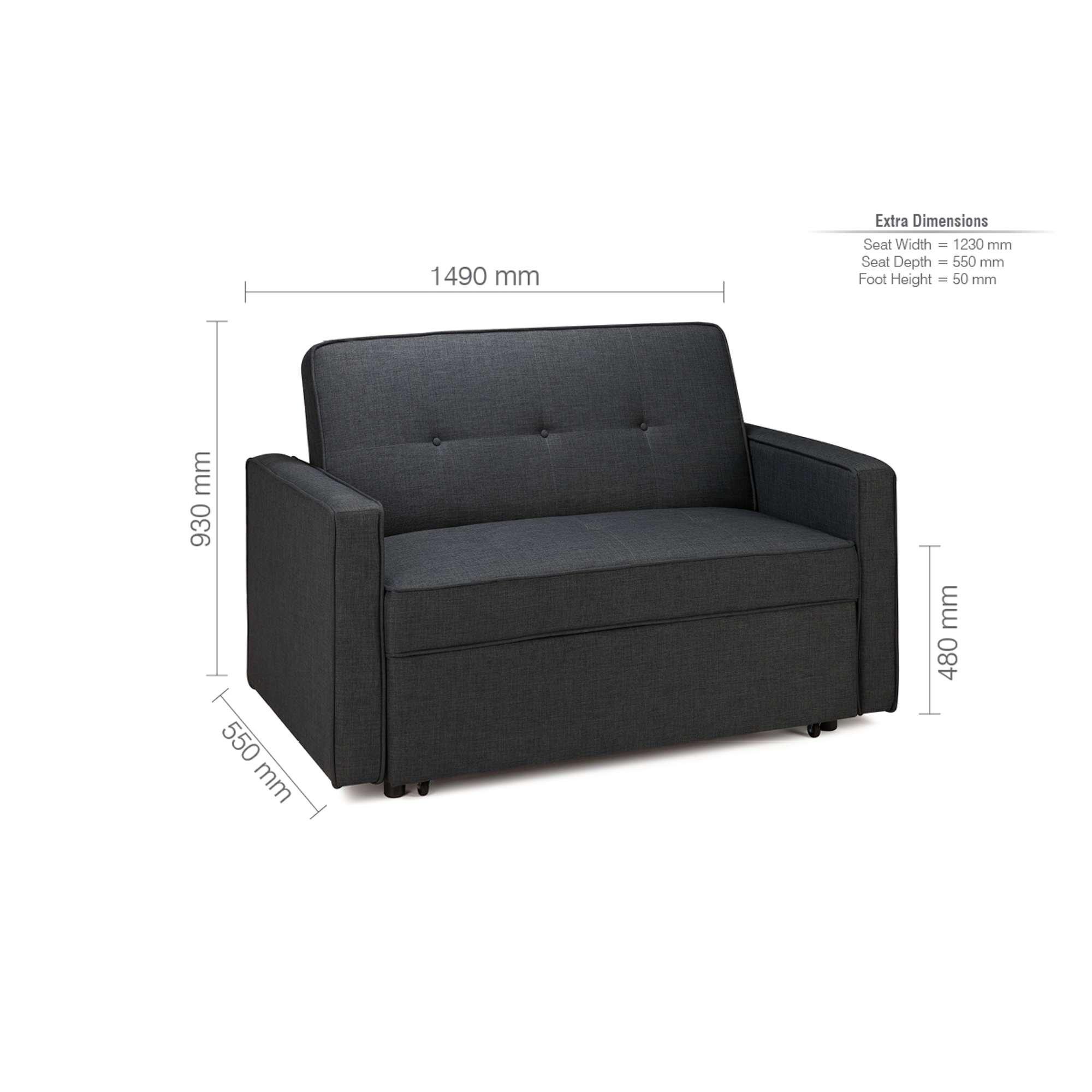Grey - Birlea - Otto Sofa Bed - 12