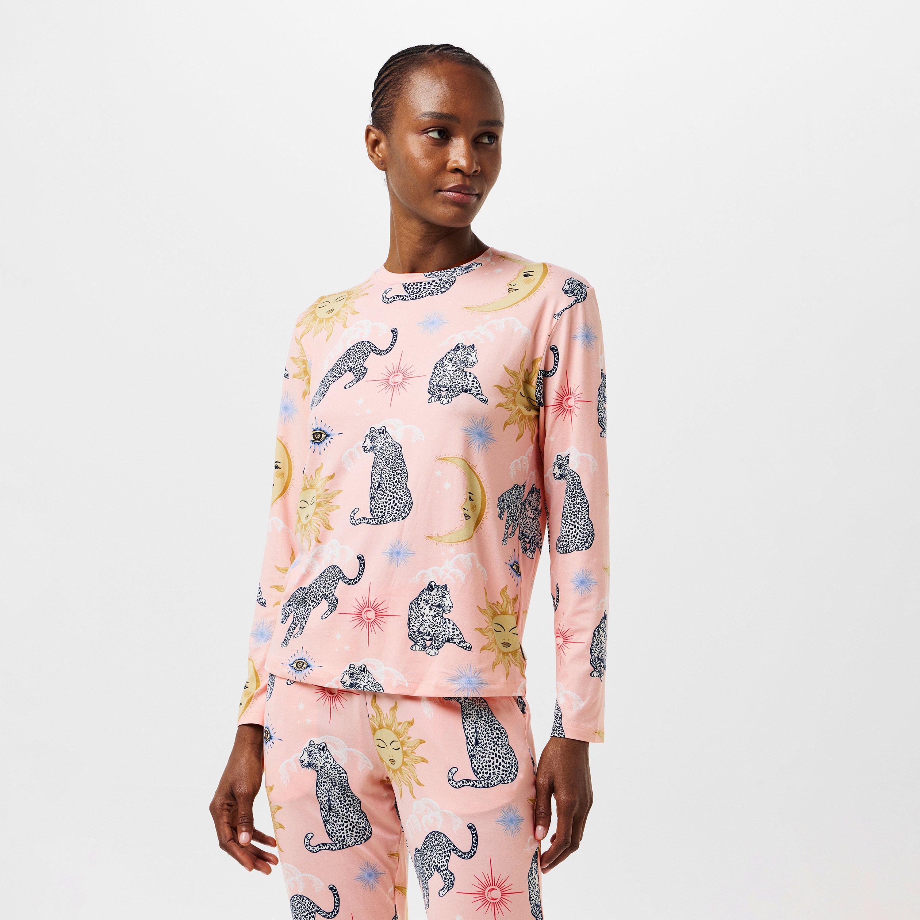 Pink Leoprd Ply - Chelsea Peers - Classic Pyjama Set - 3