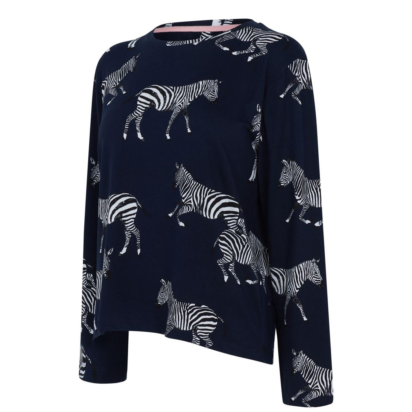 Zebra Navy - Chelsea Peers - Classic Pyjama Set - 11