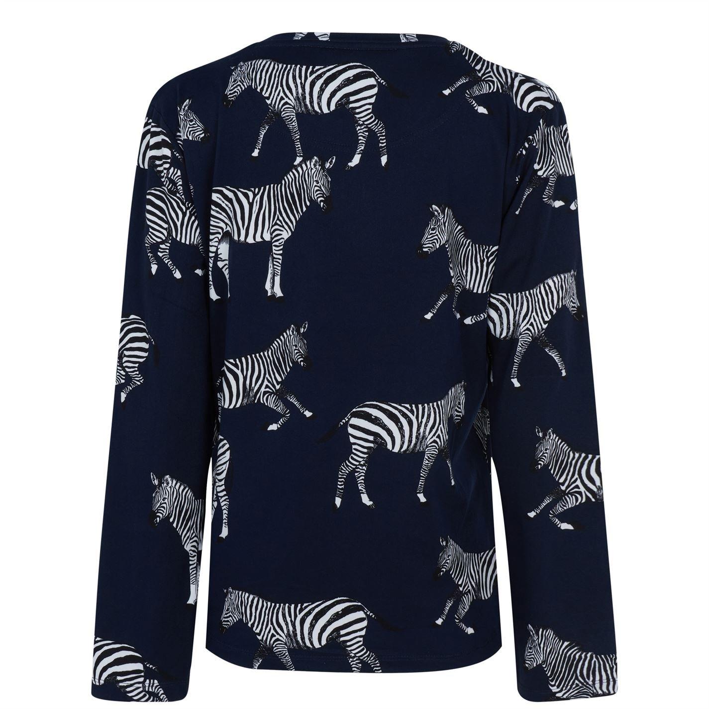 Zebra Navy - Chelsea Peers - Classic Pyjama Set - 12