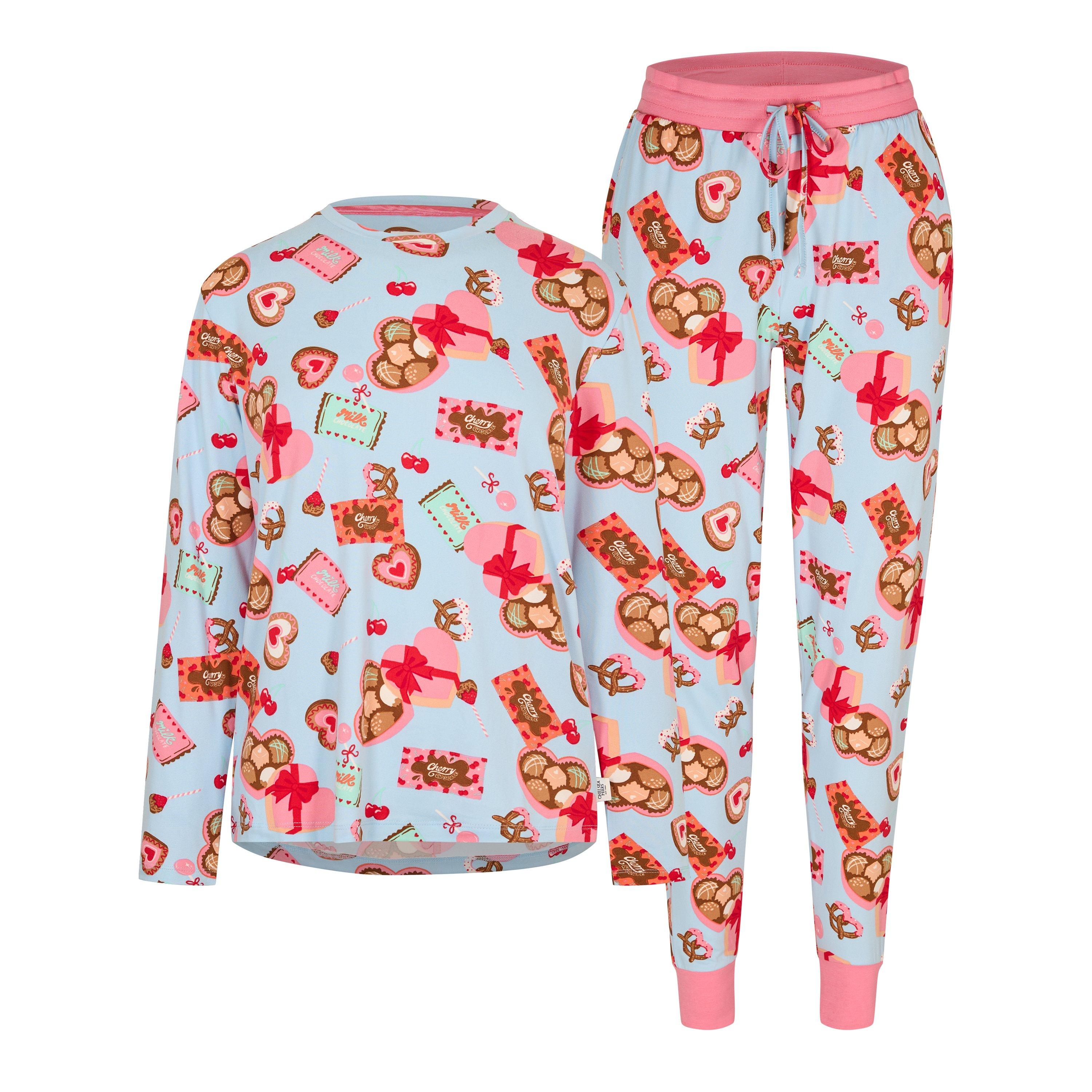Chelsea Peers Classic Pyjama Set - Choco Treats - Size 14 (L)