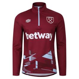 Umbro West Ham United 23 24 Warm Up Midlayer