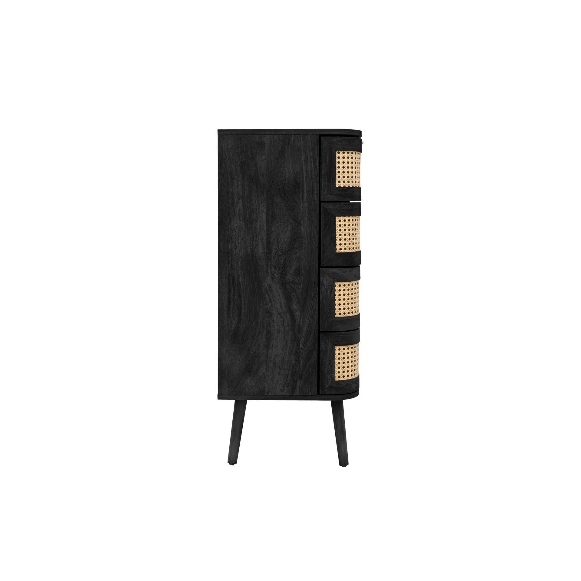 Black - Birlea - Noah 5 Drawer Chest - 11