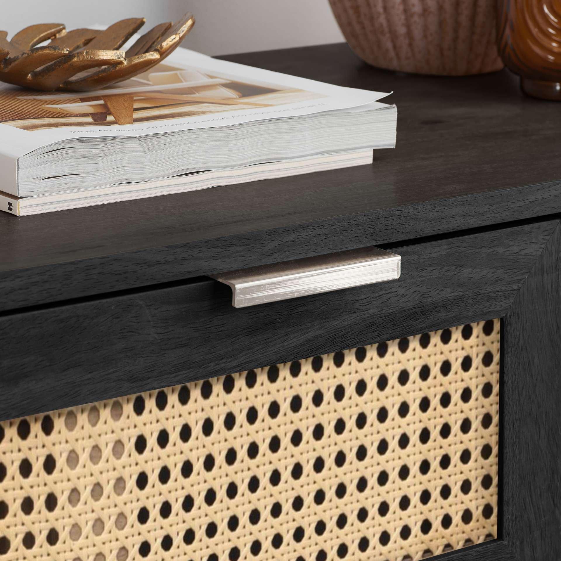 Black - Birlea - Noah 5 Drawer Chest - 4