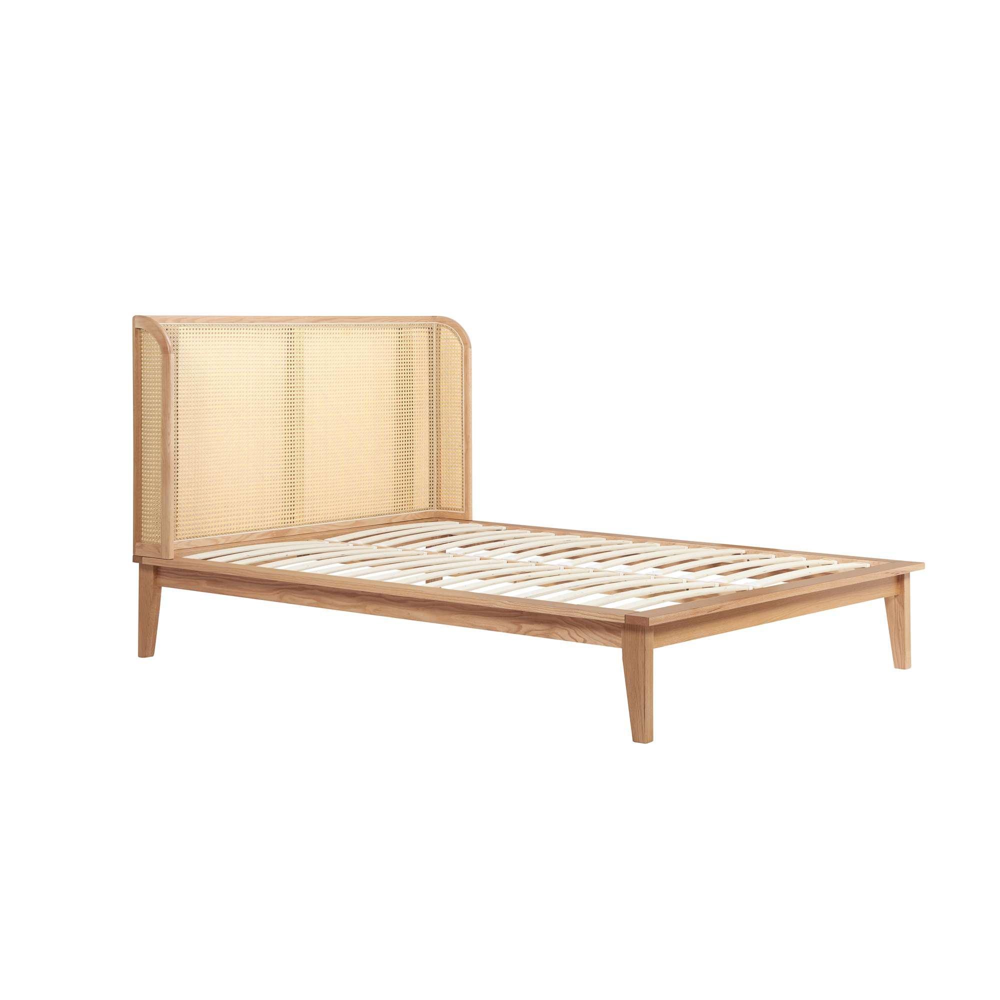 Oak - Birlea - Astrid Rattan Bed - 13